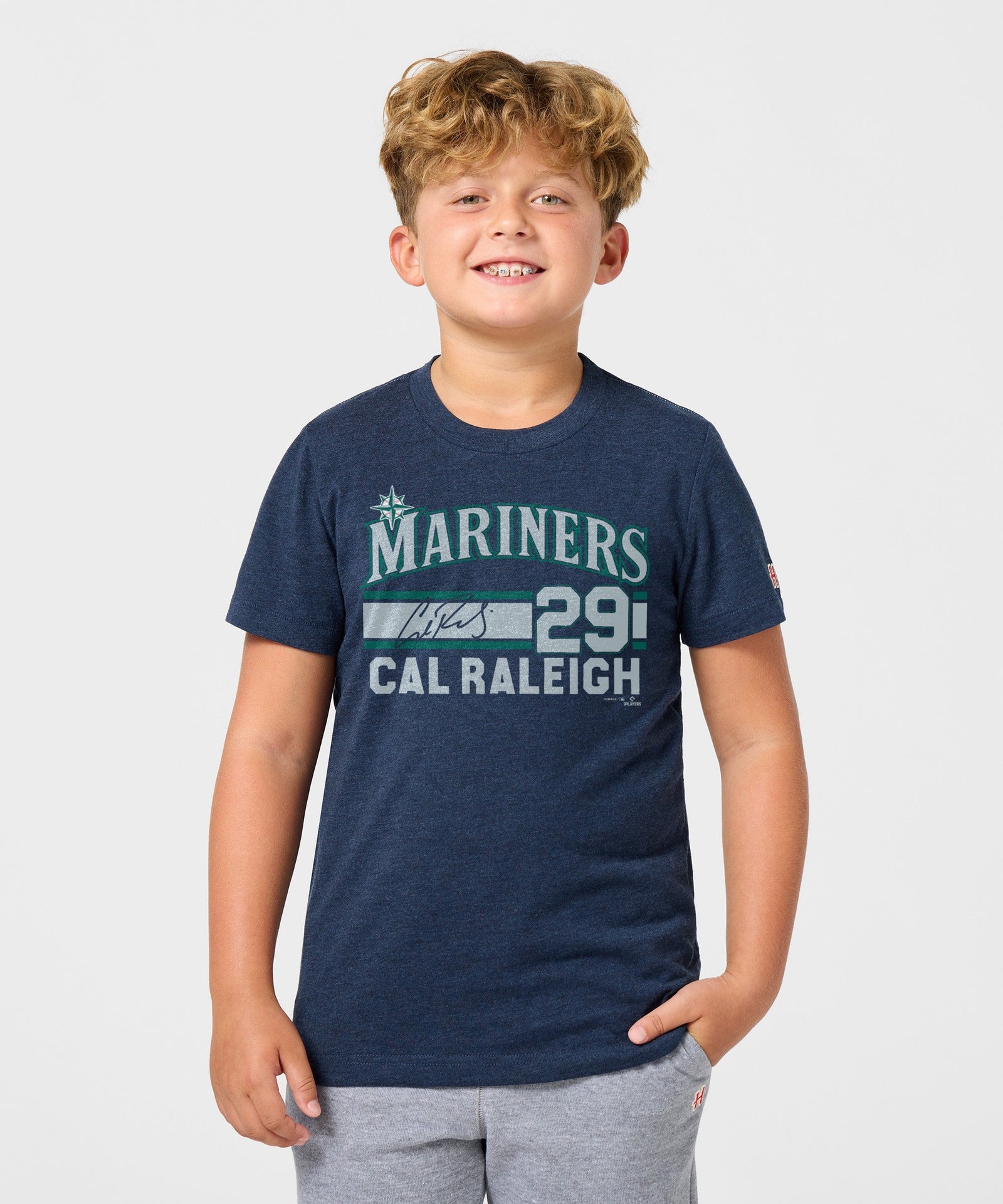 Youth Mariners Cal Raleigh Signature Jersey
