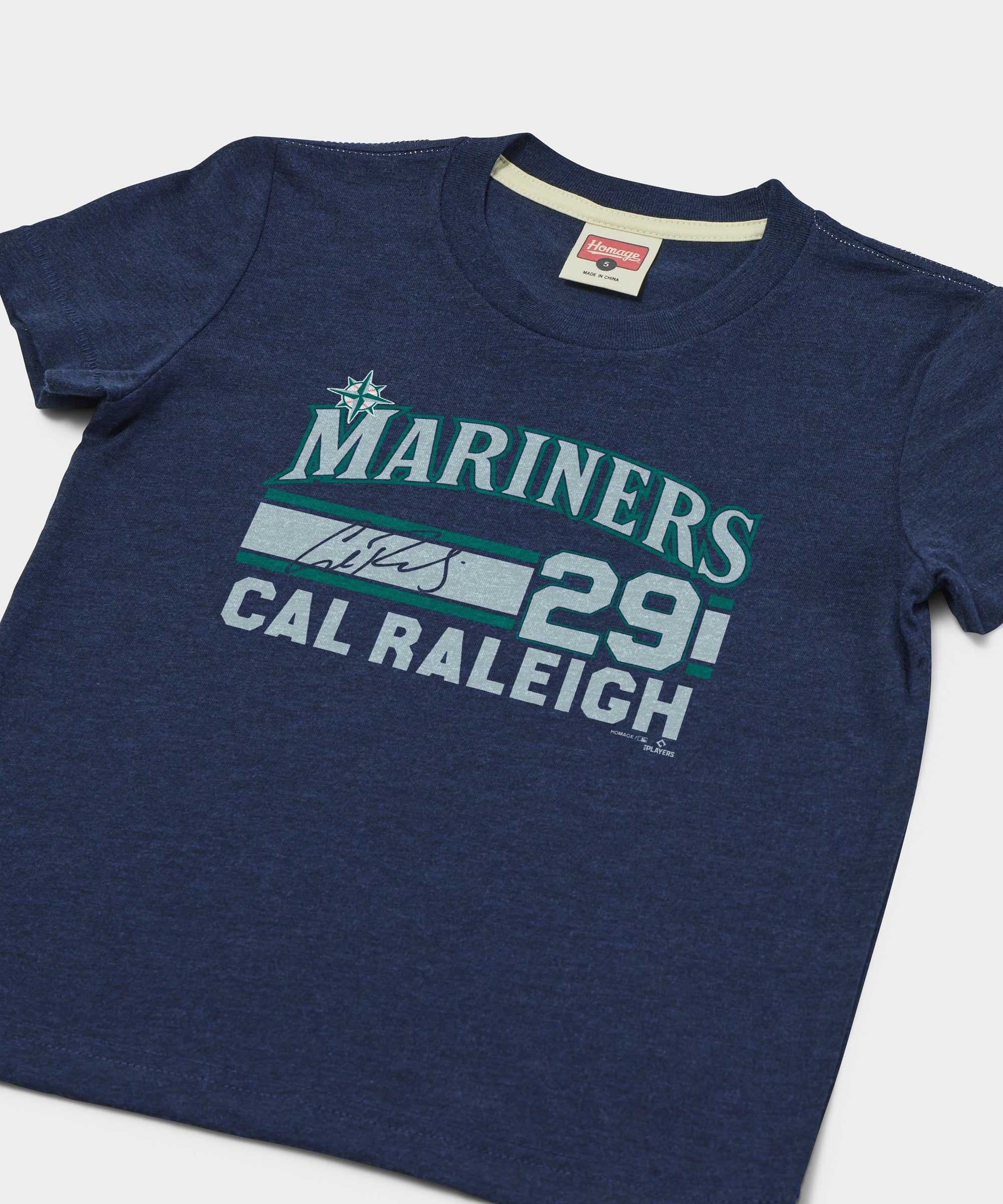Youth Mariners Cal Raleigh Signature Jersey