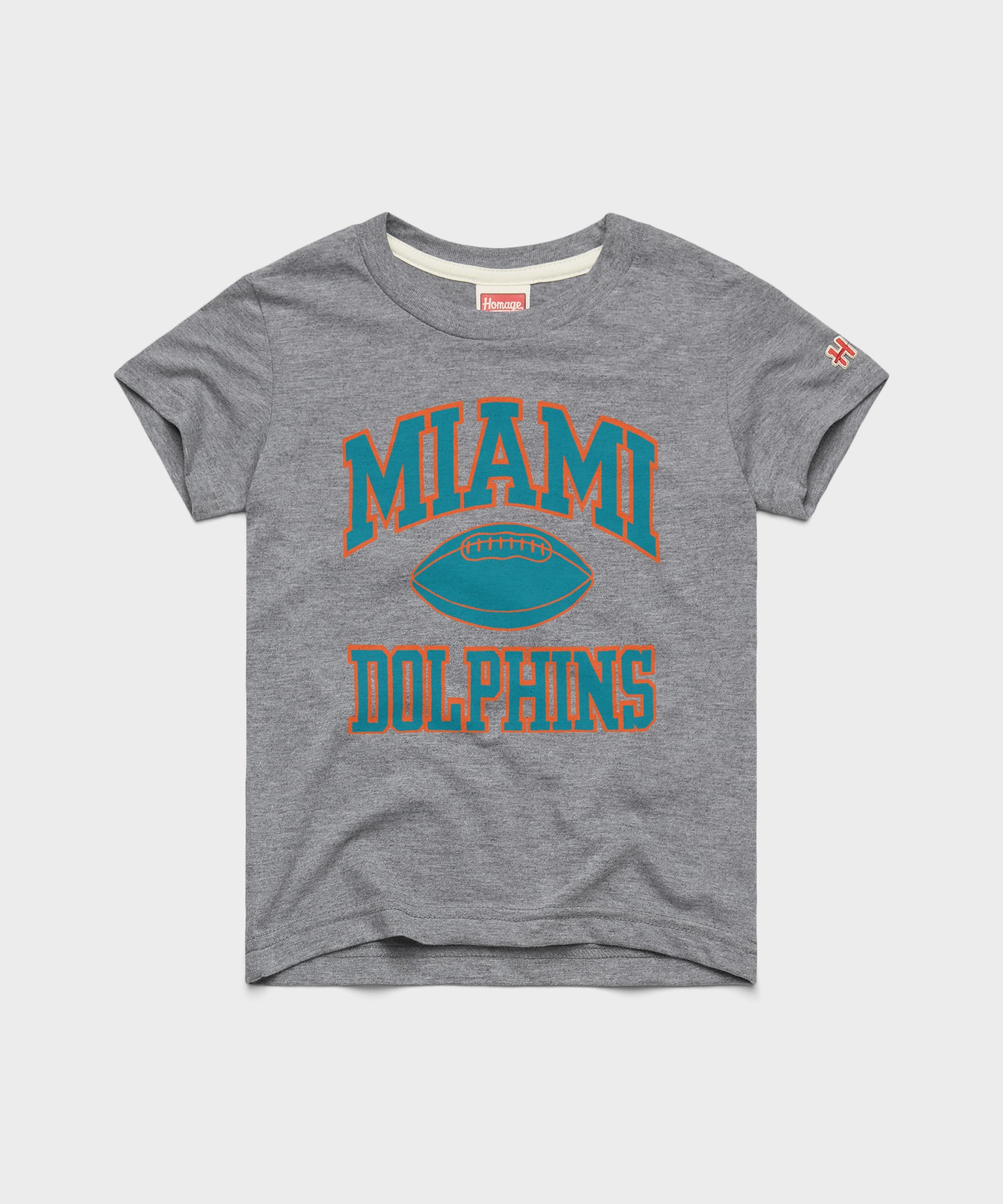 Youth Miami Dolphins Gridiron Grey