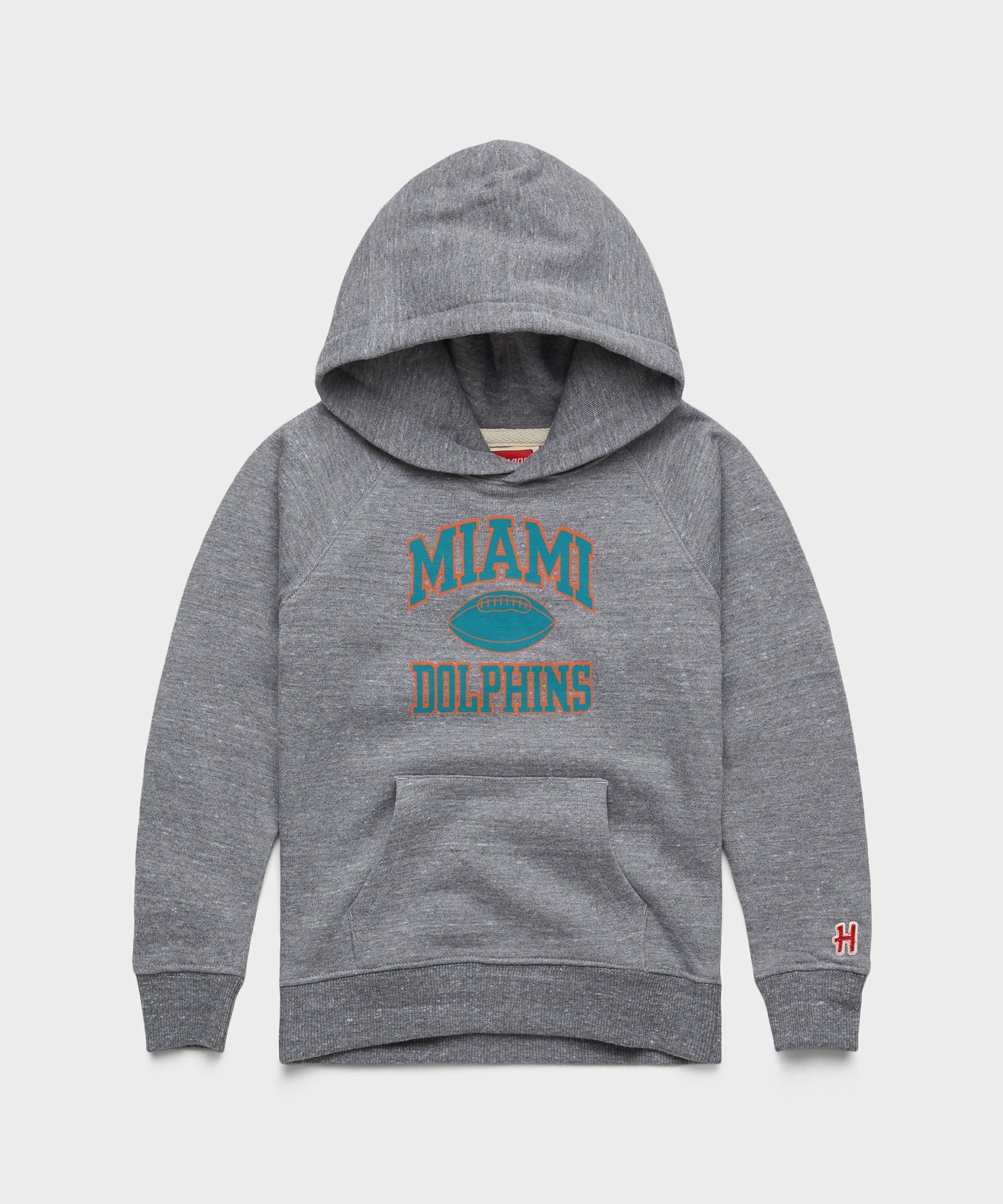 Youth Miami Dolphins Gridiron Hoodie Grey