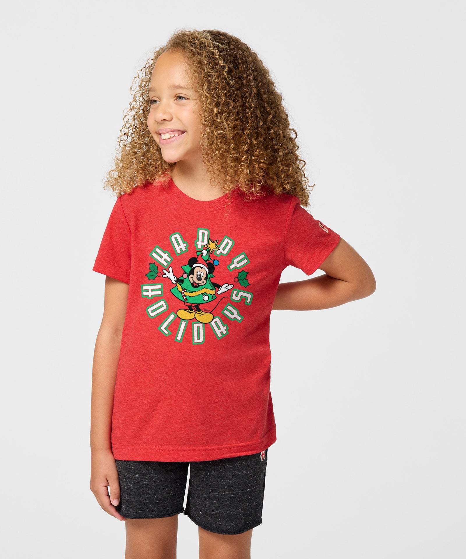 Youth Mickey Mouse Happy Holidays