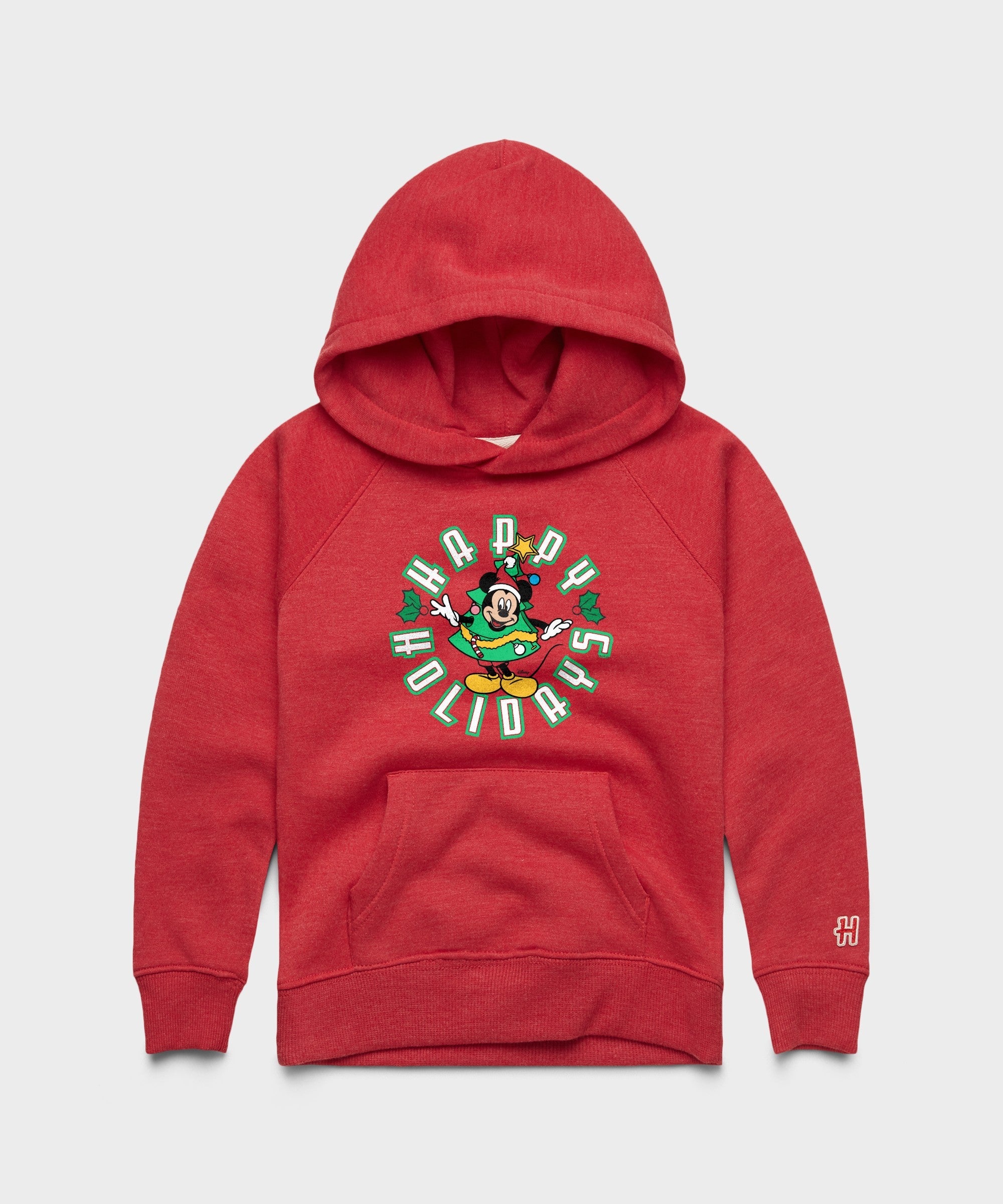 Youth Mickey Mouse Happy Holidays Hoodie