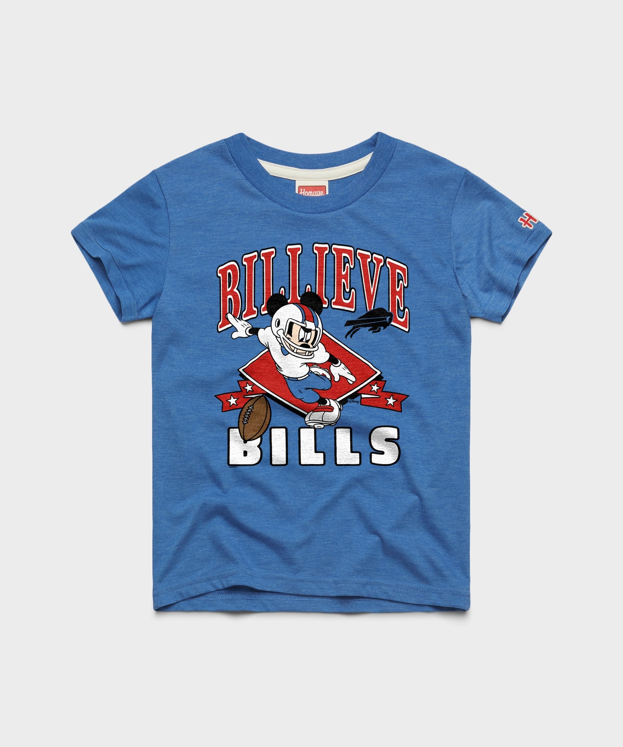Youth Mickey Mouse x Buffalo Bills HOMAGE T-Shirt | Officially
