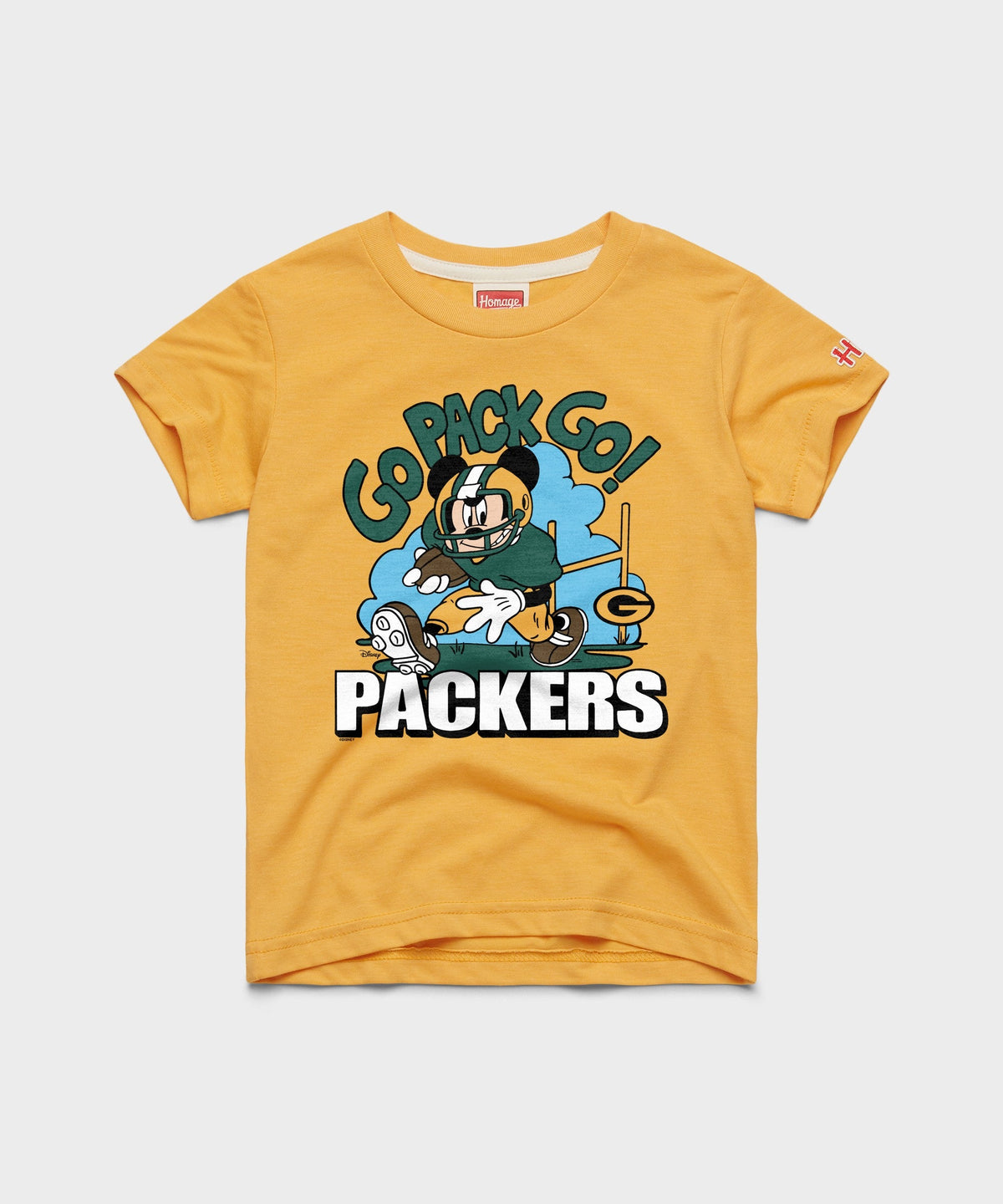 Youth Mickey Mouse x Green Bay Packers Go Pack Go'