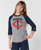 Youth Minnesota Twins Alt Logo '61 Raglan