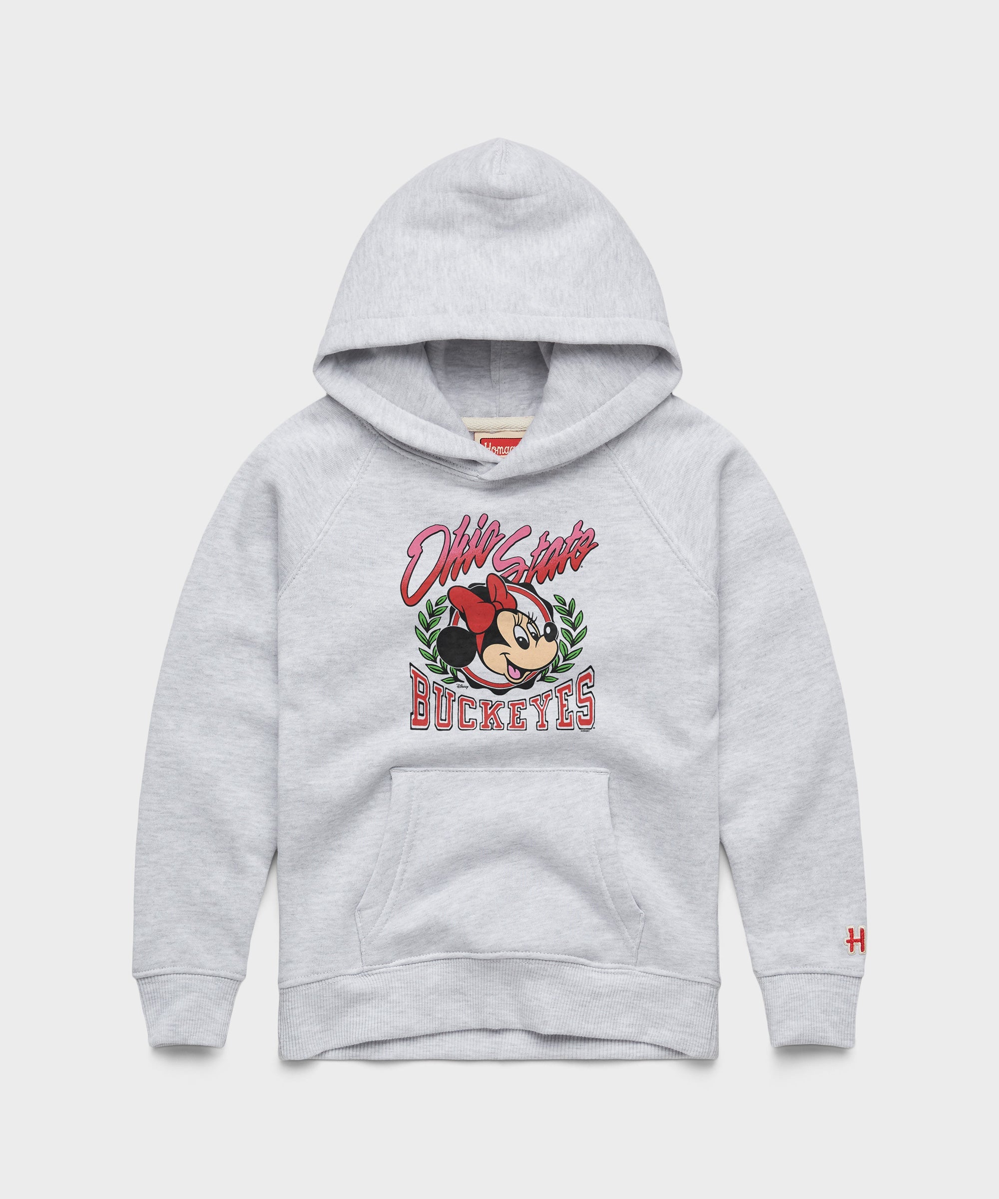 Youth Minnie Mouse x Ohio State Hoodie Ash