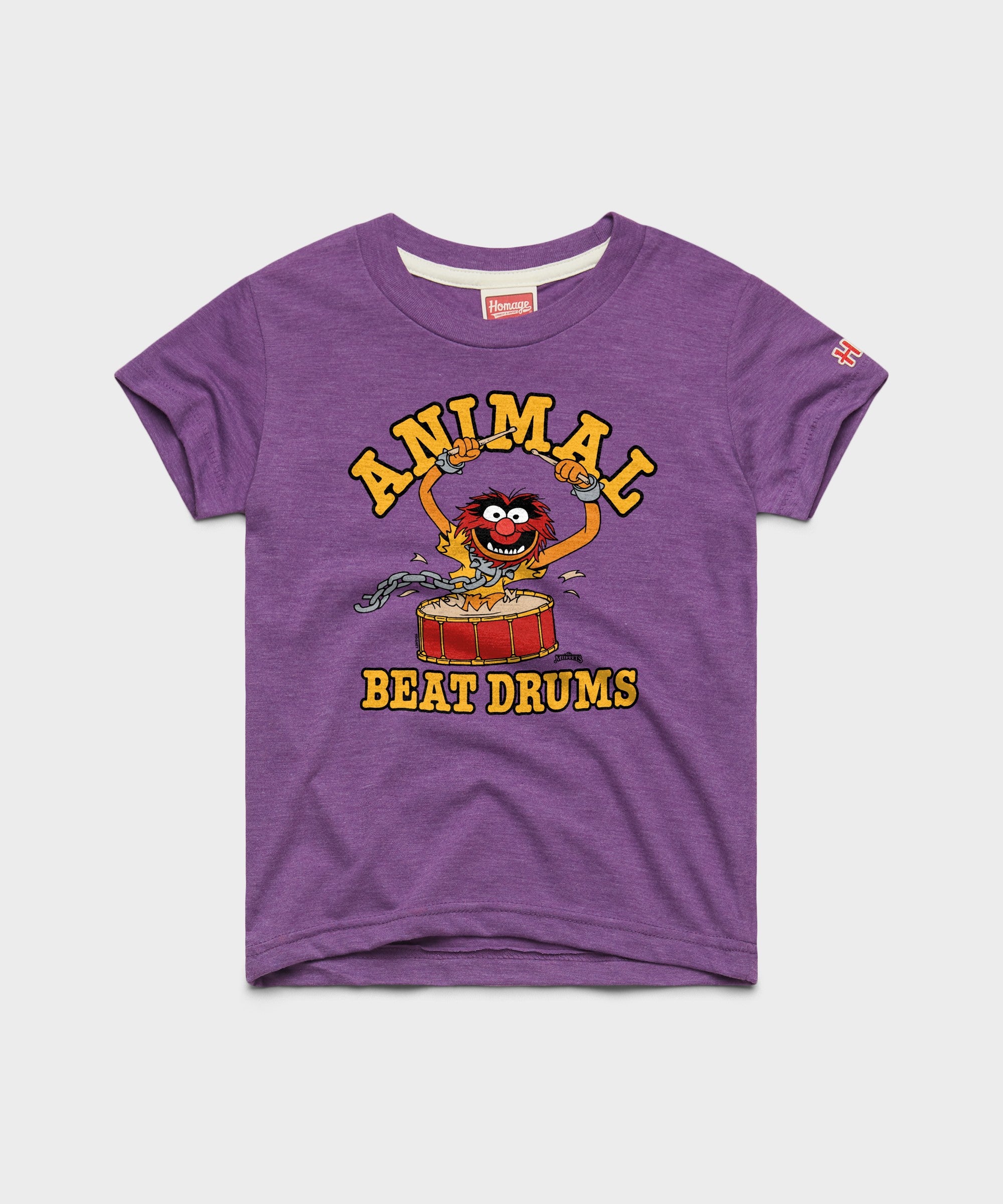 Youth Muppets Animal Beat Drums T Shirt