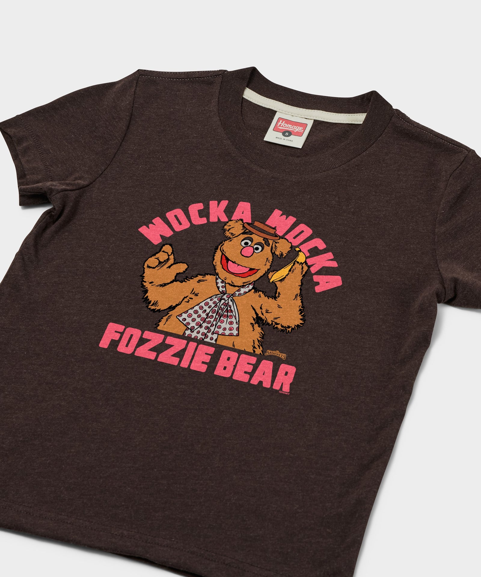 Youth Muppets Fozzie Bear Wocka Wocka T Shirt