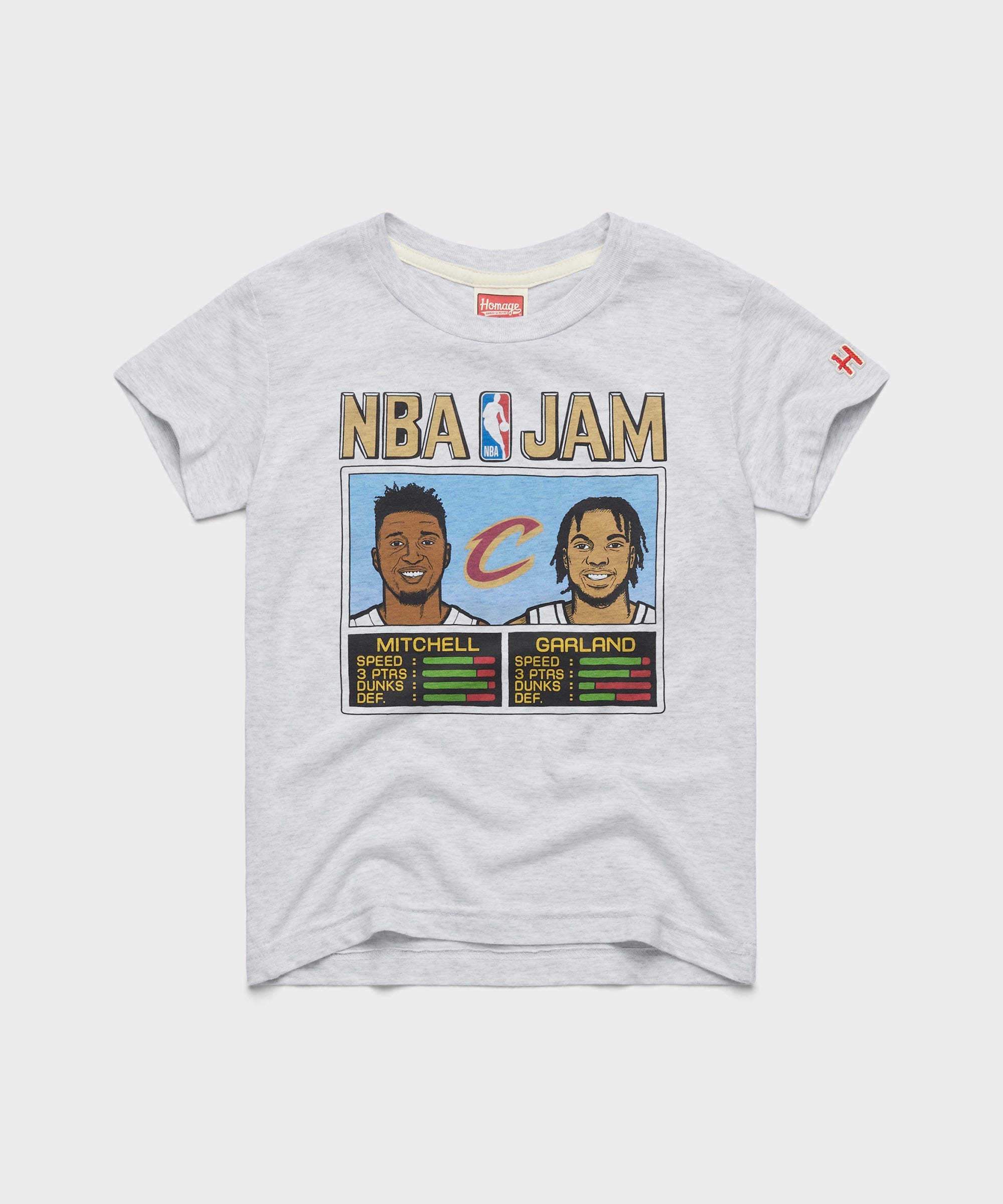 Youth NBA Jam Cavs Mitchell And Garland Ash