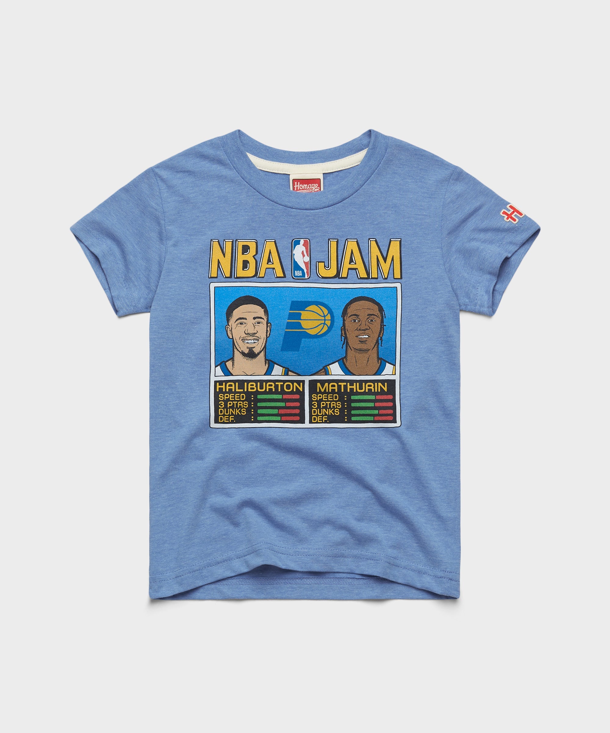 Youth NBA Jam Pacers Haliburton And Mathurin Light Blue