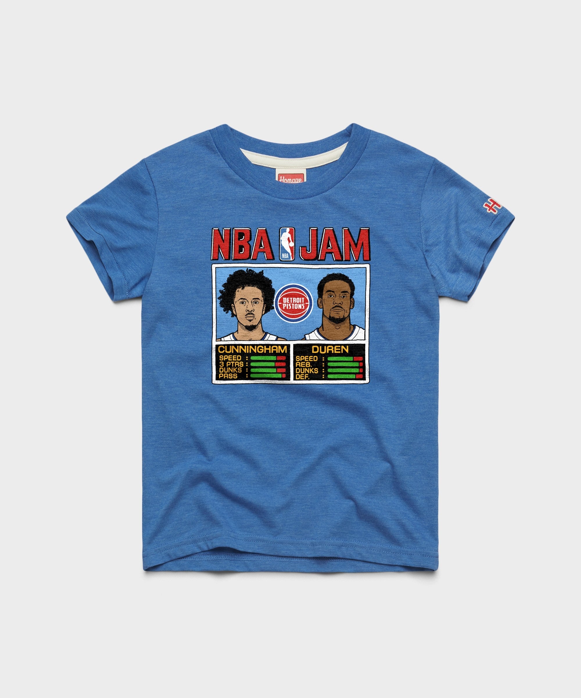 Youth NBA Jam Pistons Cunningham And Duren