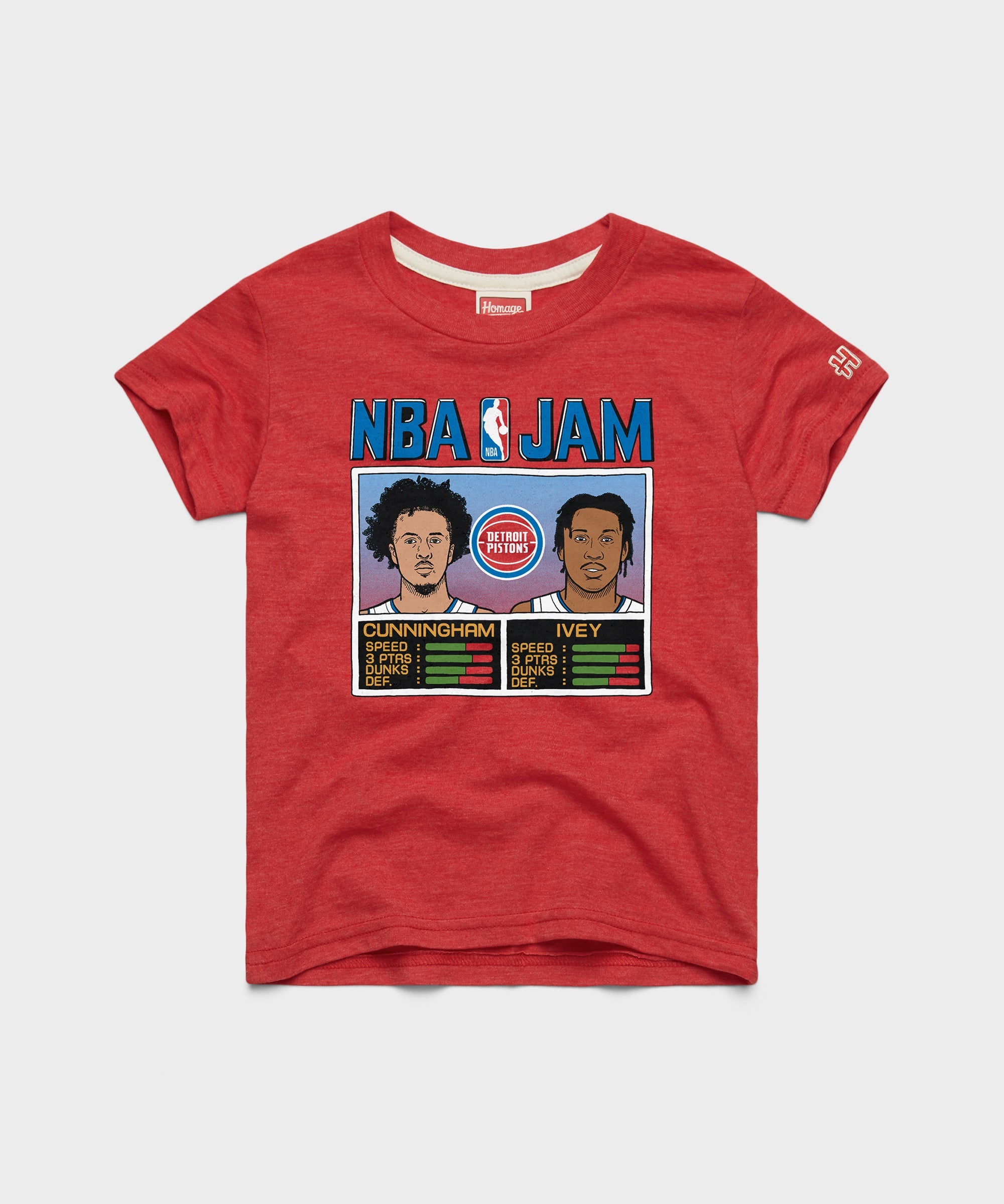 Youth NBA Jam Pistons Cunningham And Ivey