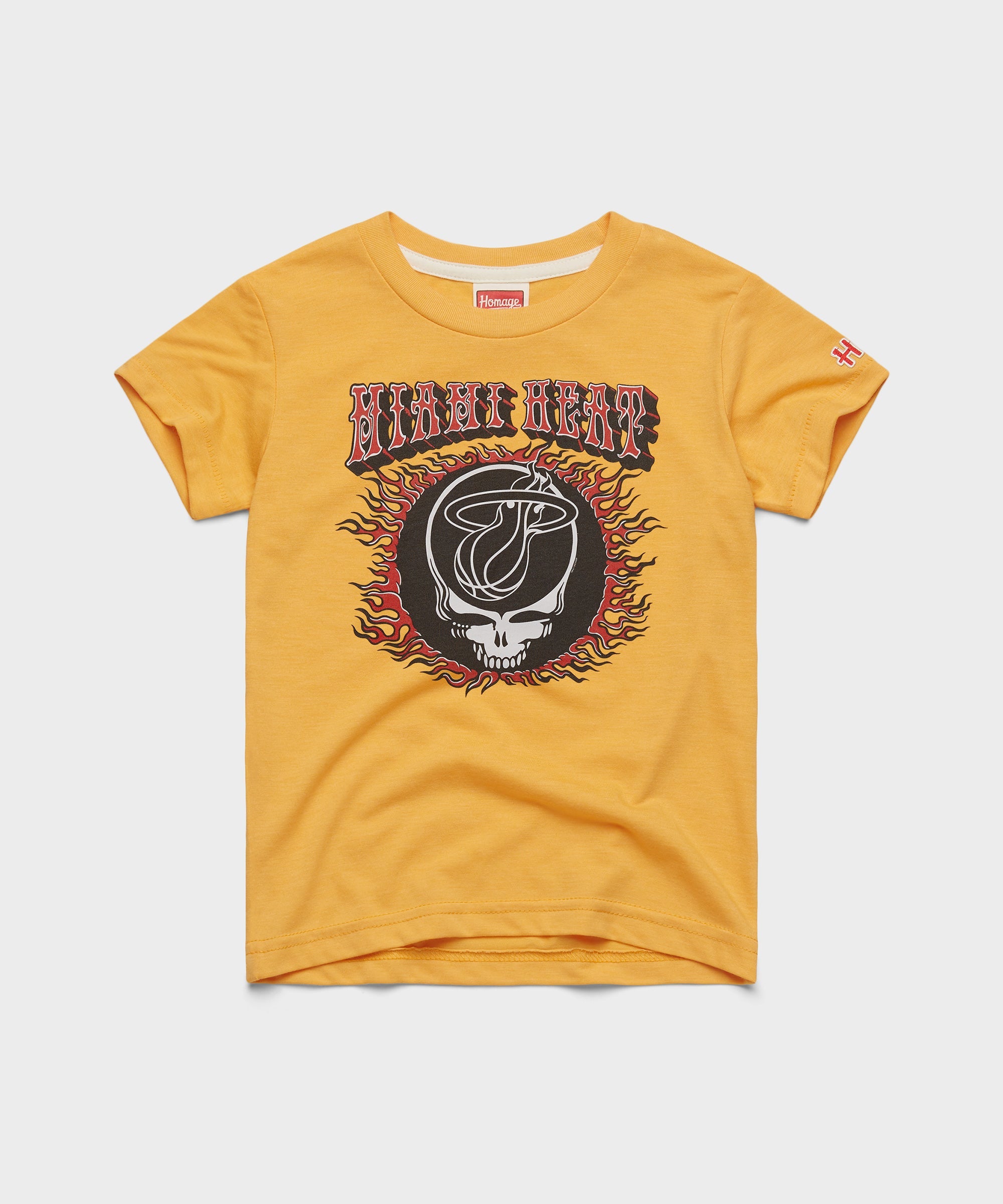 Youth NBA x Grateful Dead x Heat Flaming Skull