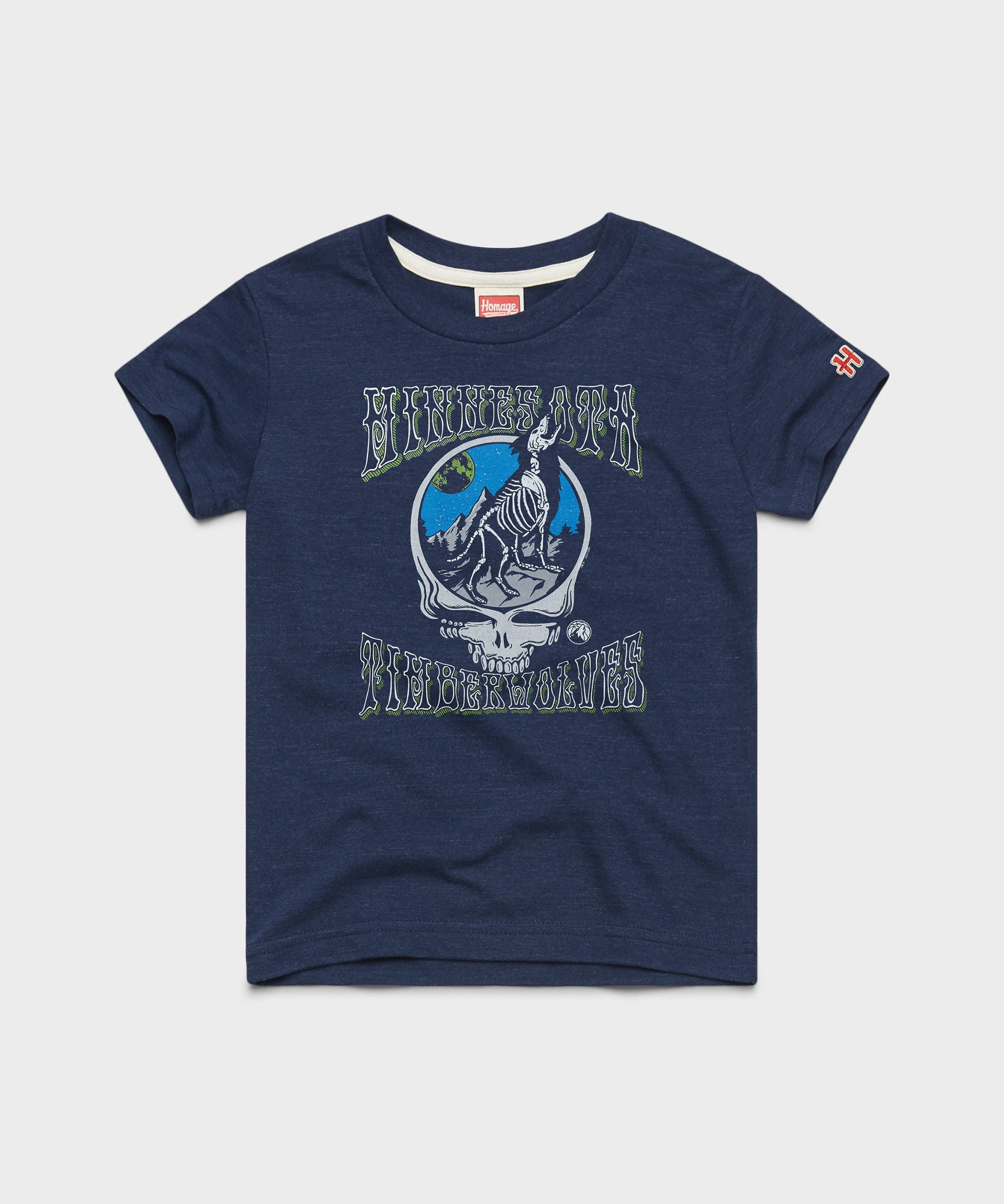 Youth NBA x Grateful Dead x Timberwolves Skull