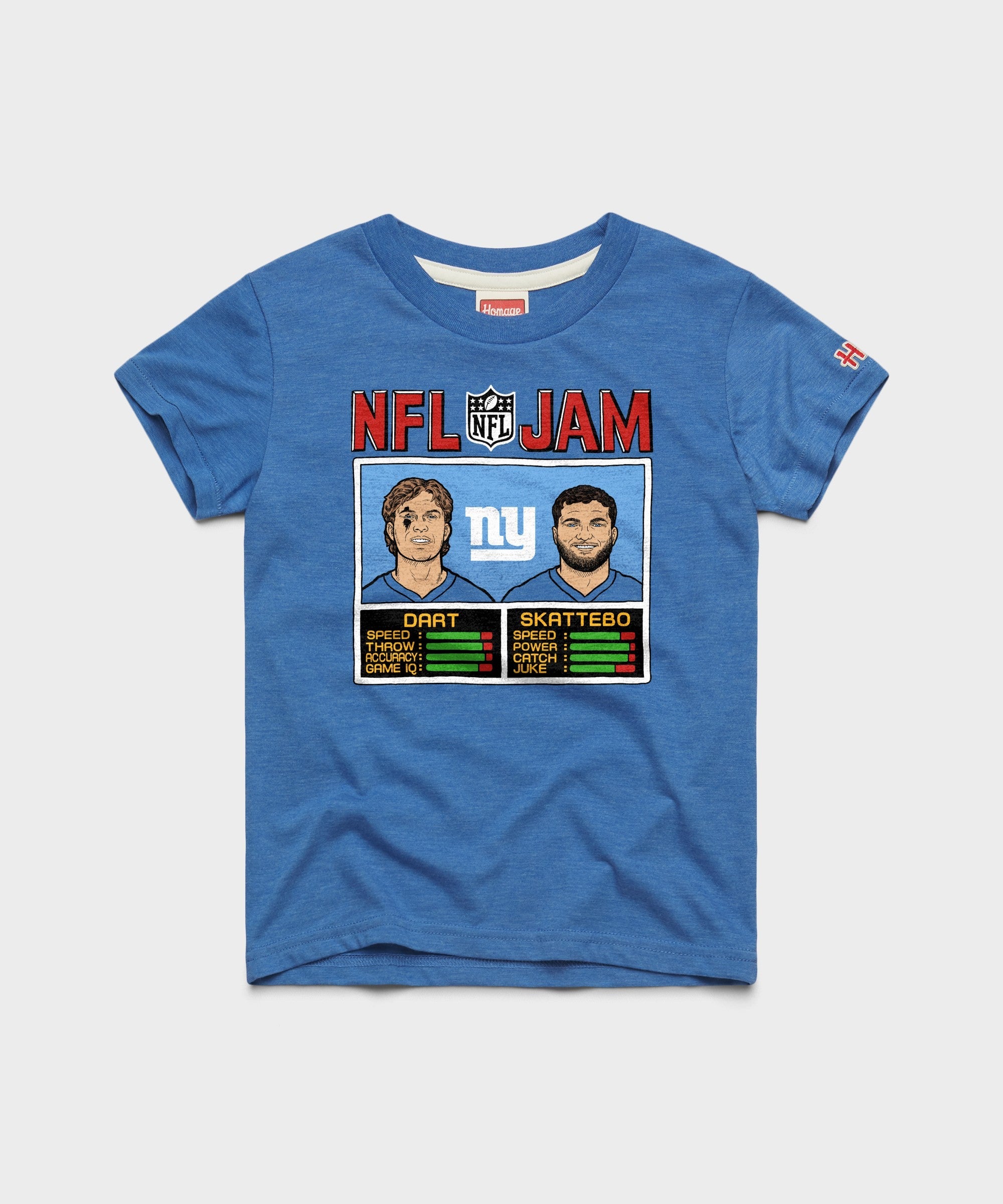 Youth NFL Jam Giants Dart And Skattebo