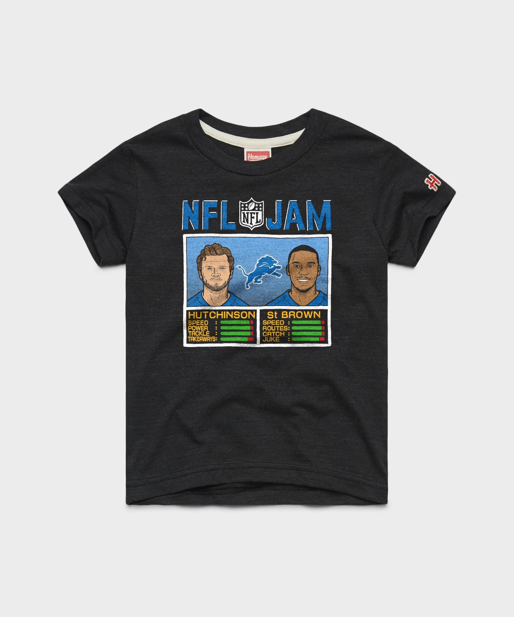 Youth NFL Jam Lions Hutchinson And St. Brown