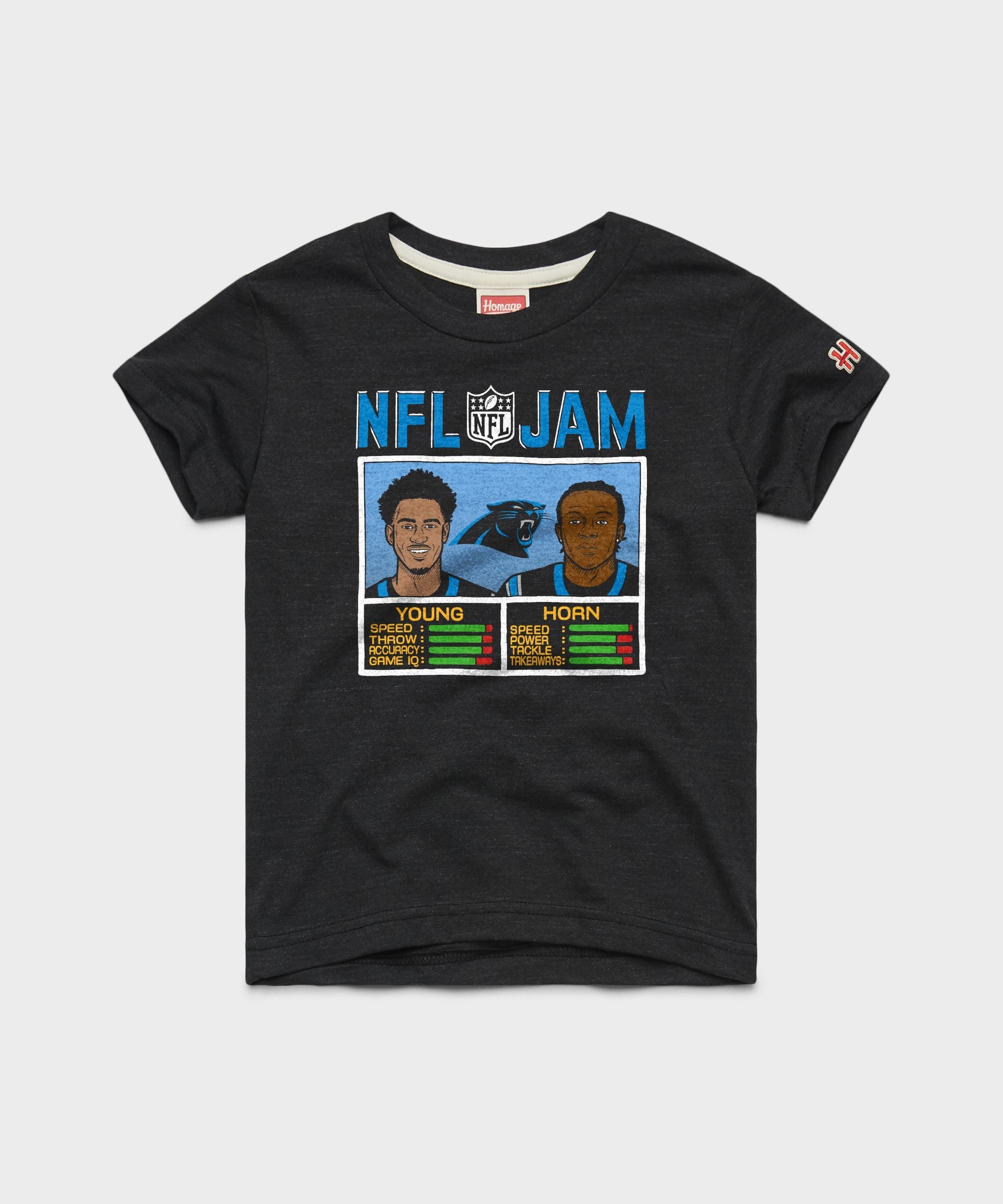 Youth NFL Jam Panthers Young And Horn Charcoal