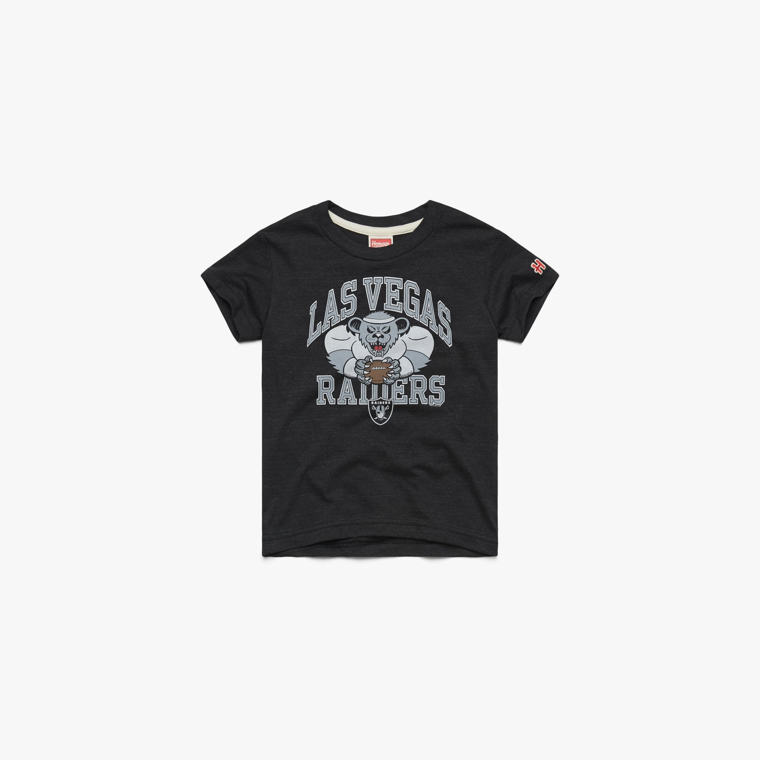 Youth NFL x Grateful Dead x Las Vegas Raiders Youth T-Shirt from Homage. | Officially Licensed Vintage NFL Apparel from Homage Pro Shop.