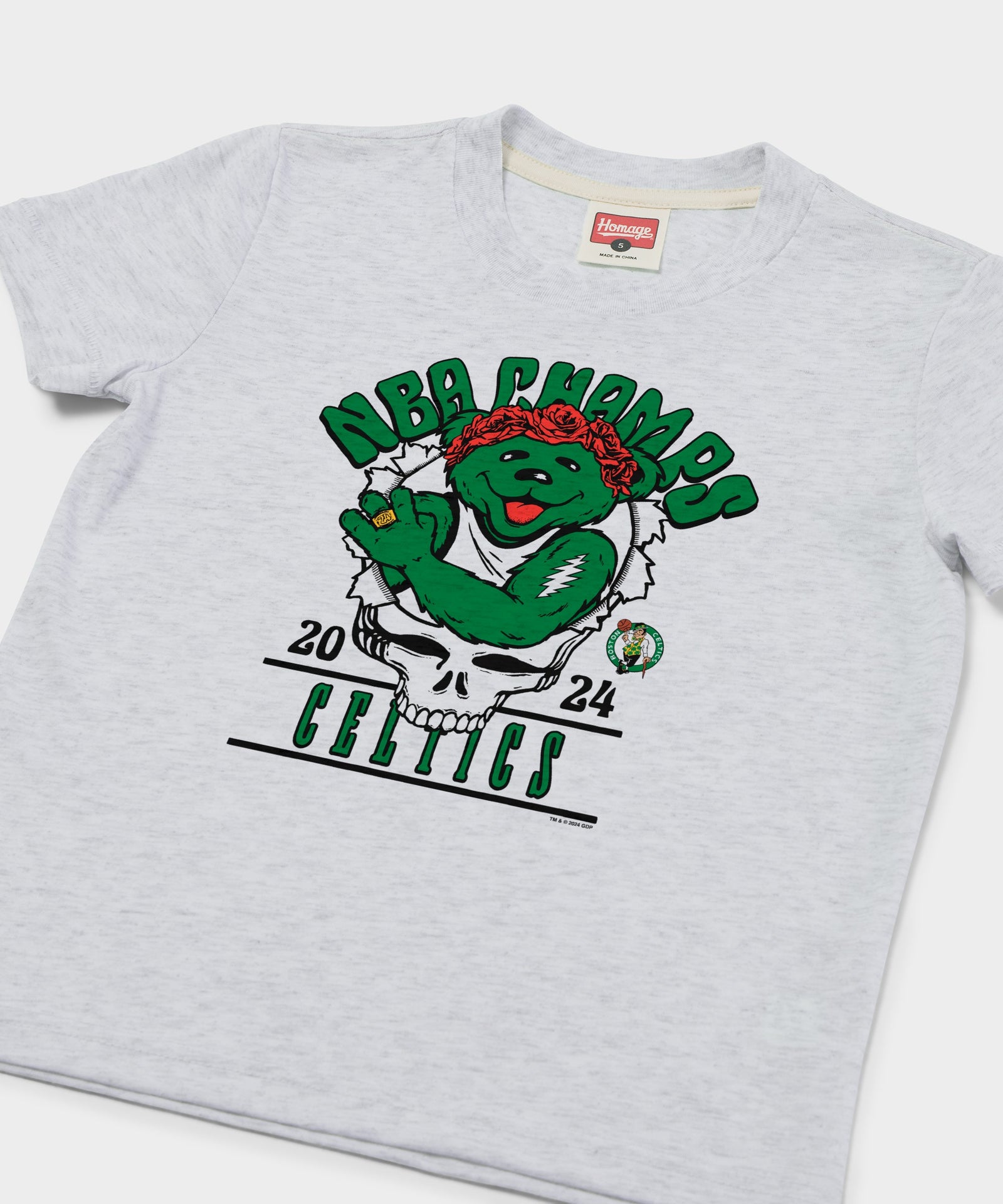 Youth Nba X Grateful Dead 2024 Champs Celtics