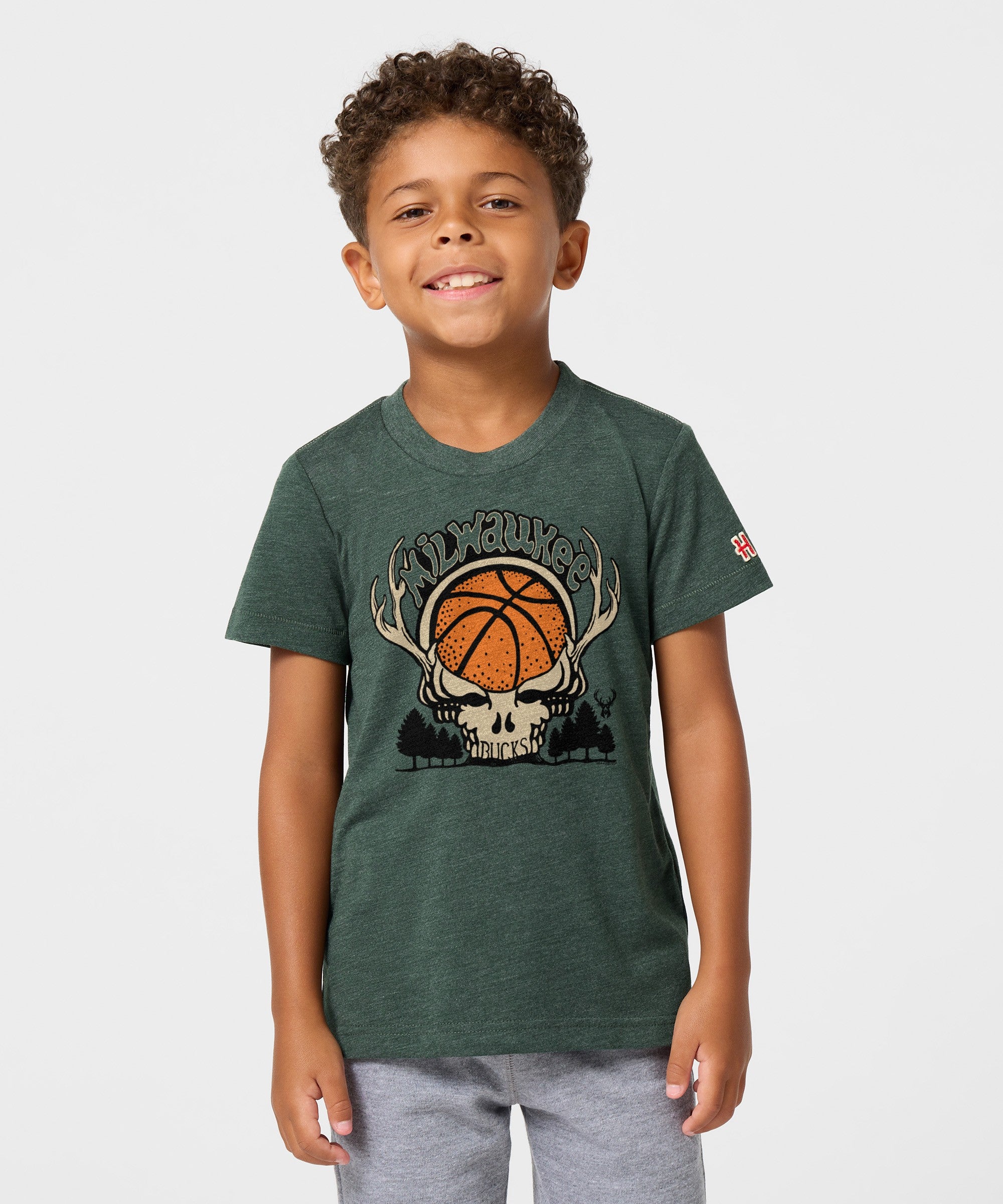 Youth Nba X Grateful Dead X Bucks Skull