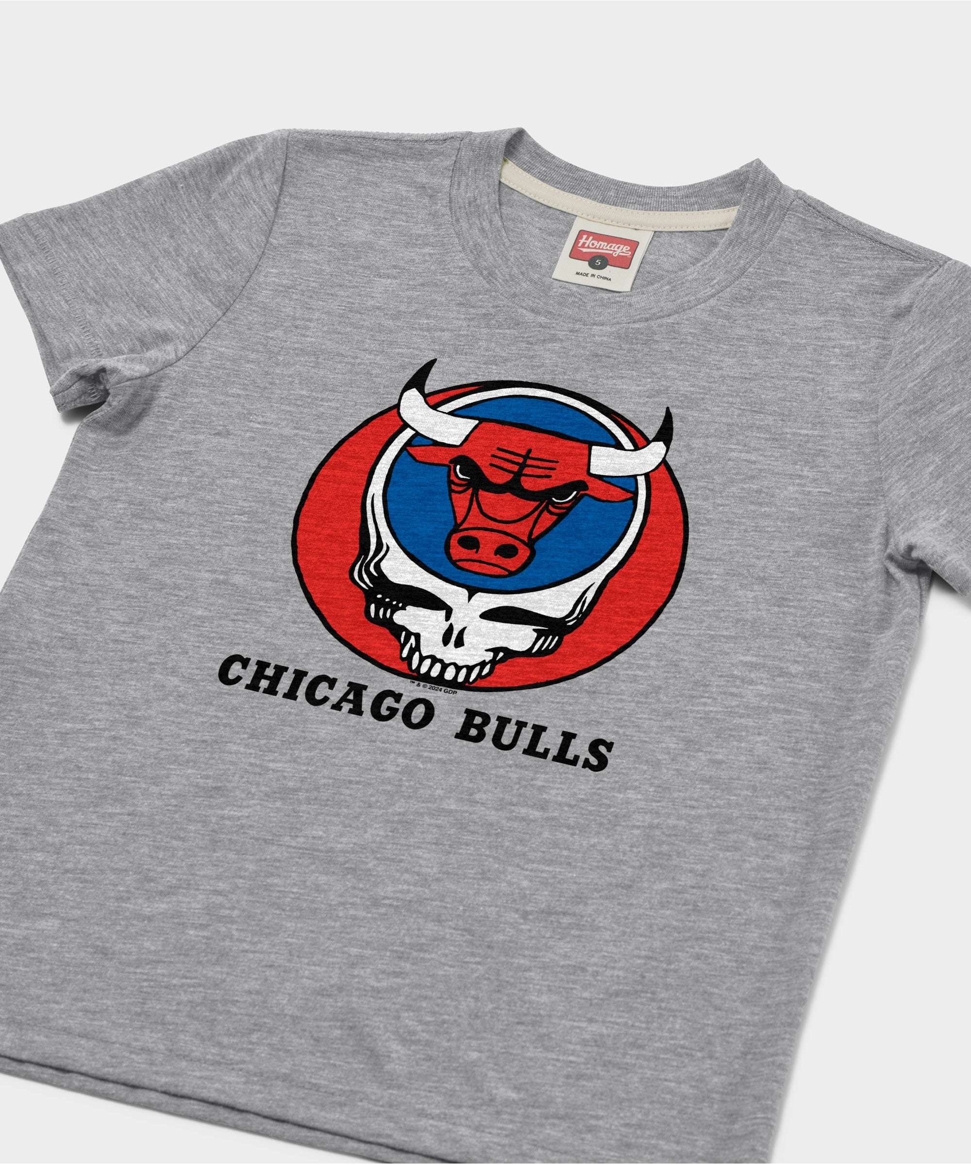 Youth Nba X Grateful Dead X Bulls Skull