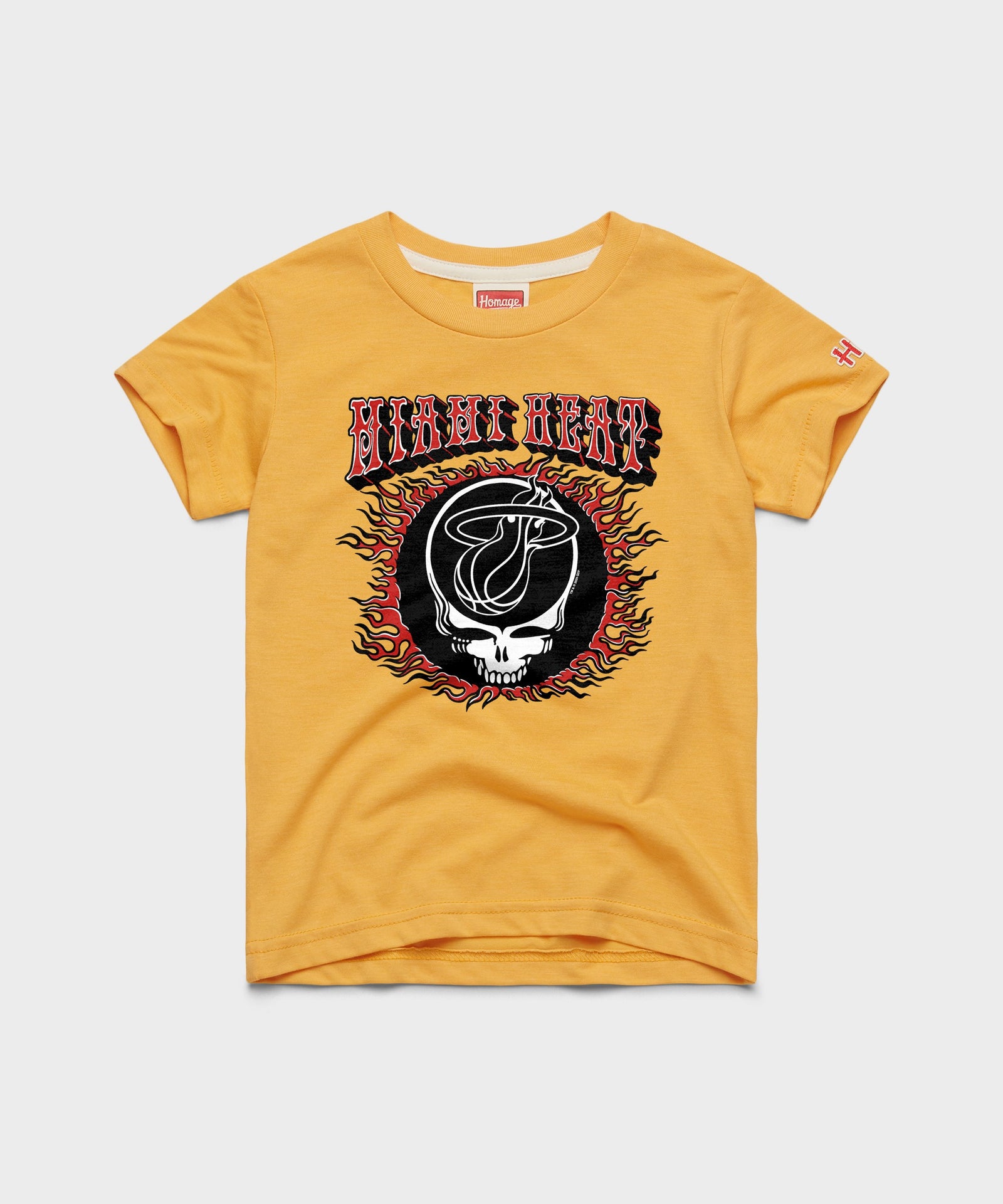 Youth Nba X Grateful Dead X Heat Flaming Skull