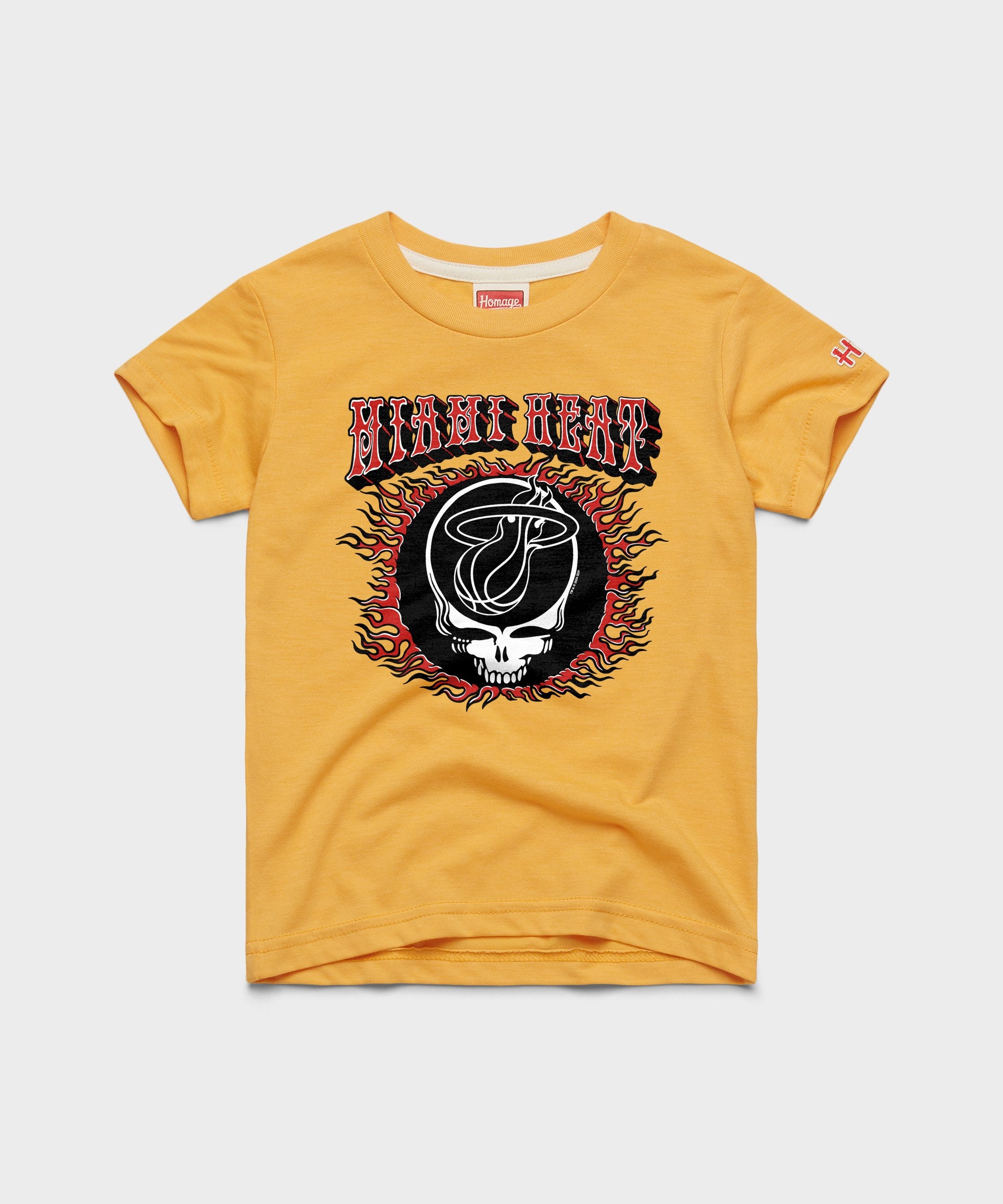 Youth Nba X Grateful Dead X Heat Flaming Skull