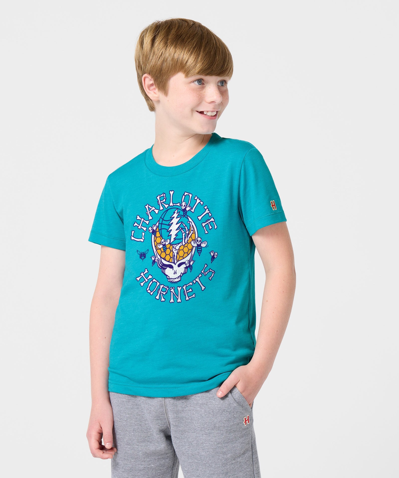 Youth Nba X Grateful Dead X Hornets Skull