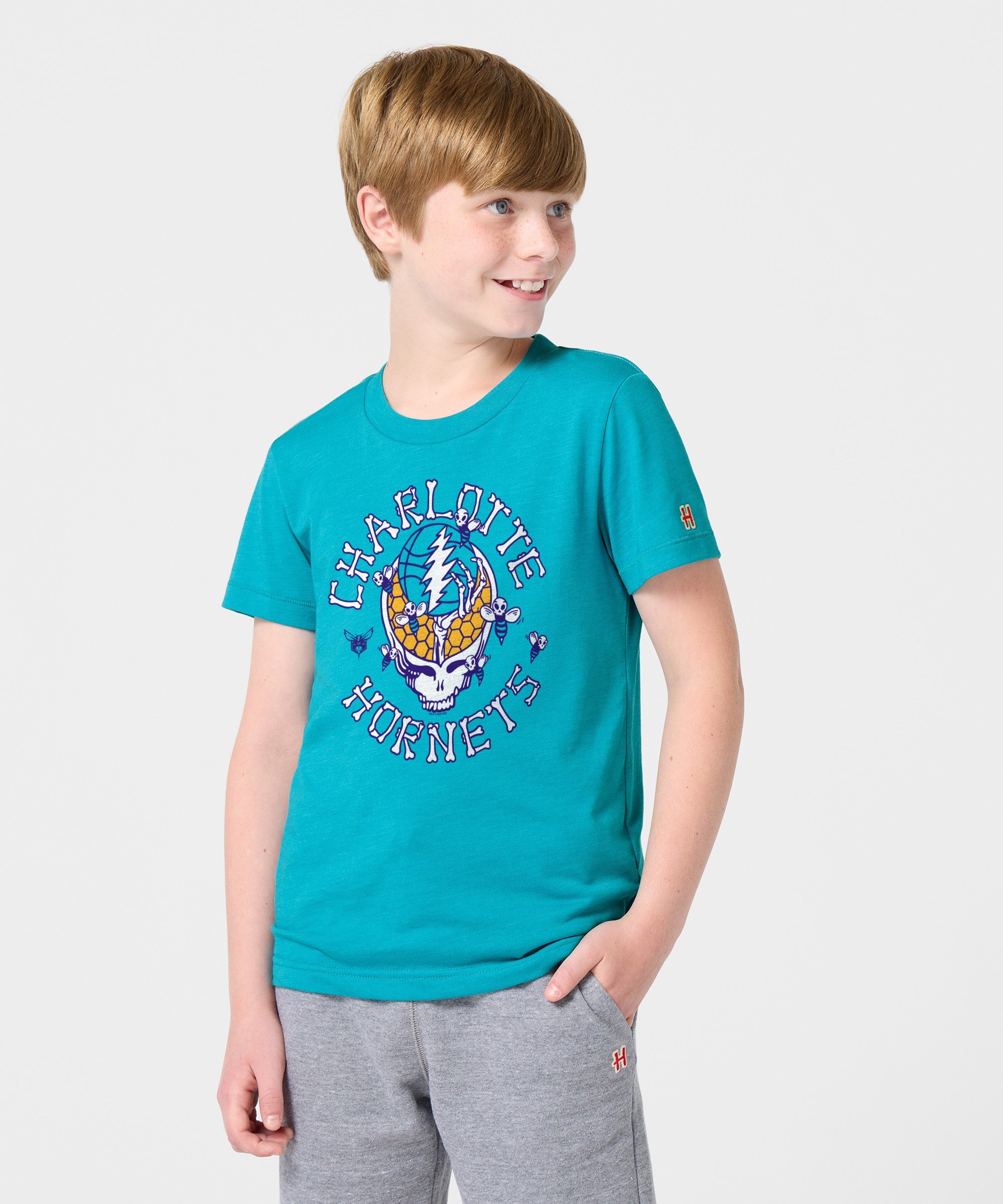 Youth Nba X Grateful Dead X Hornets Skull