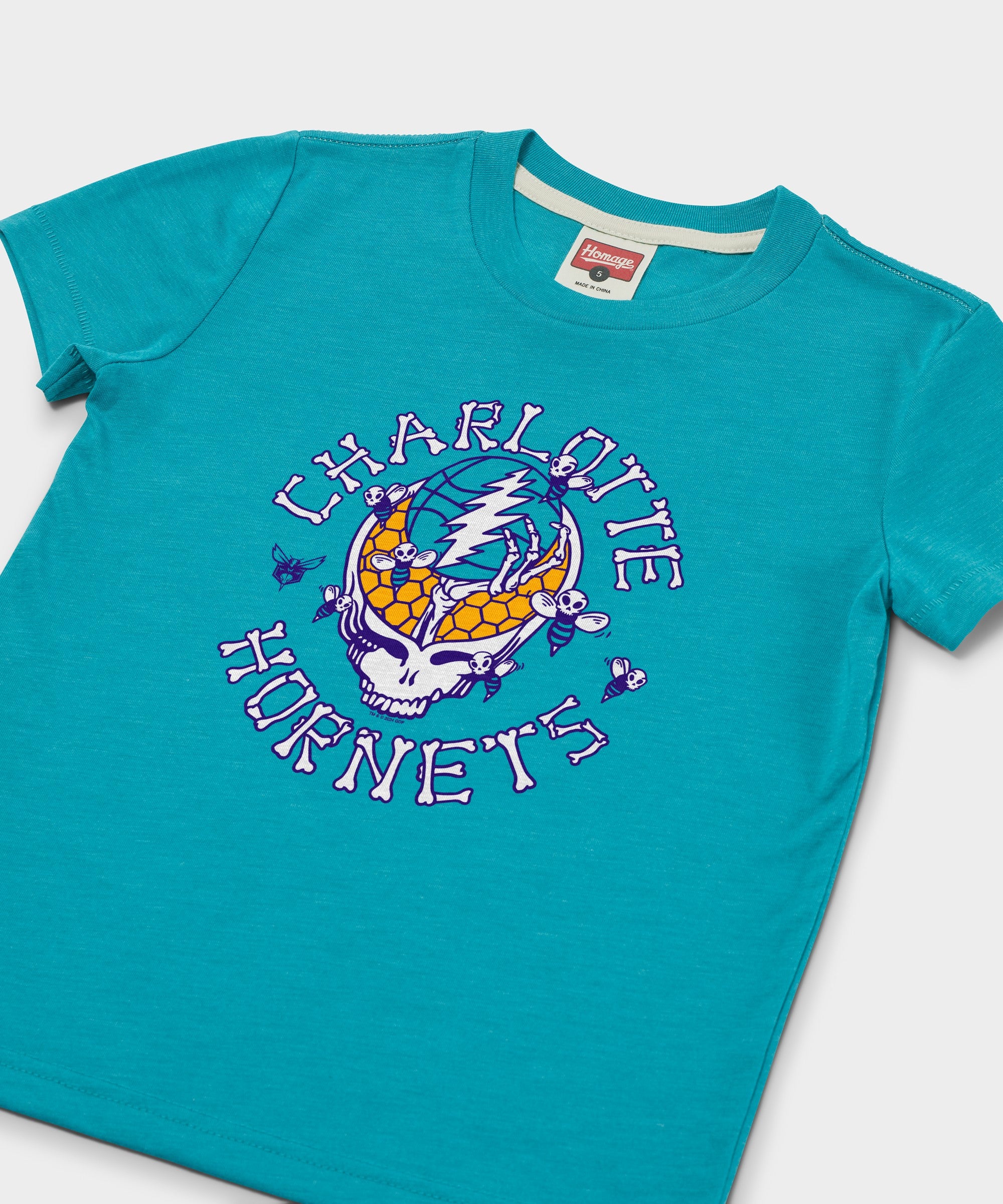 Youth Nba X Grateful Dead X Hornets Skull