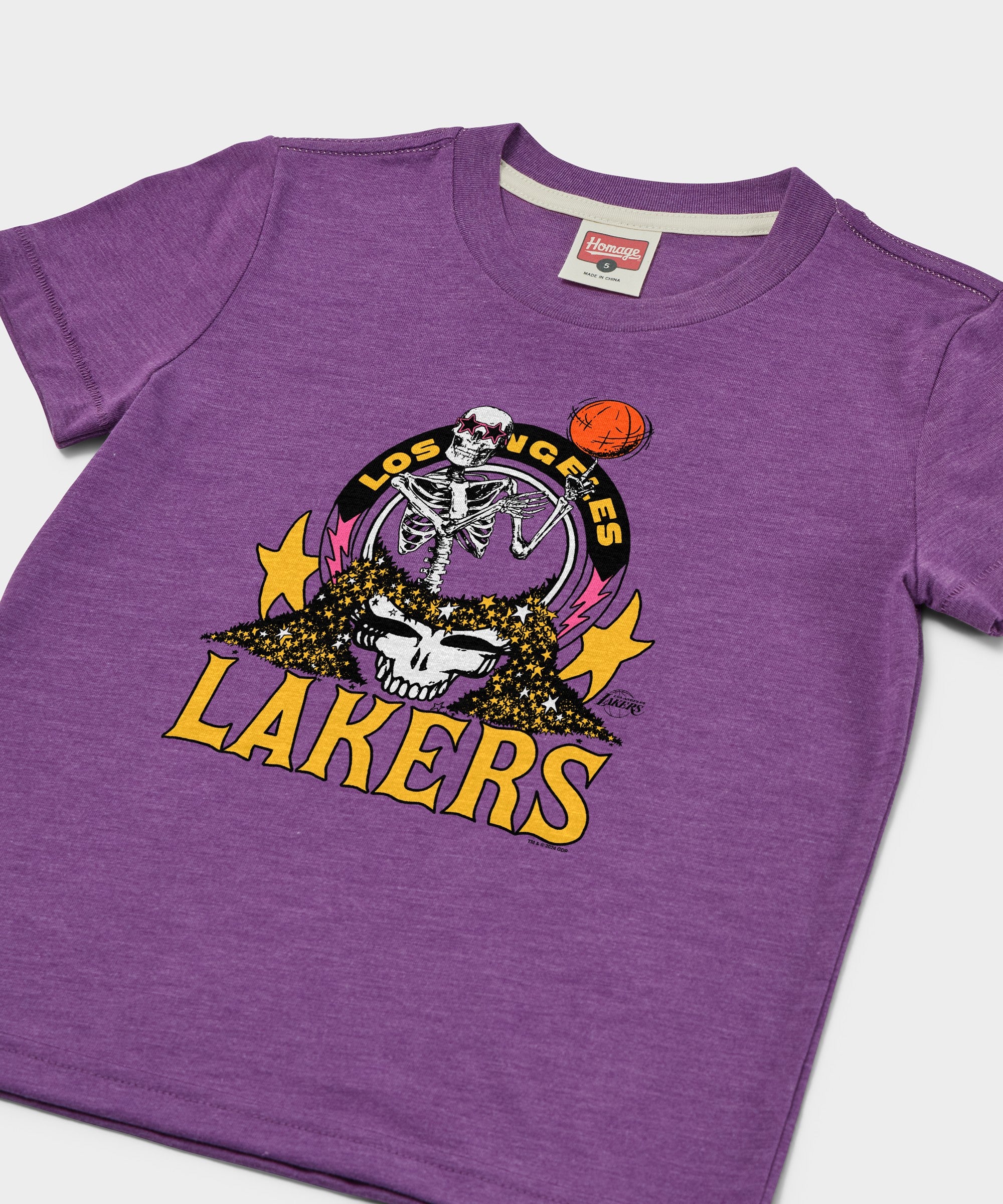 Youth Nba X Grateful Dead X Lakers Skull