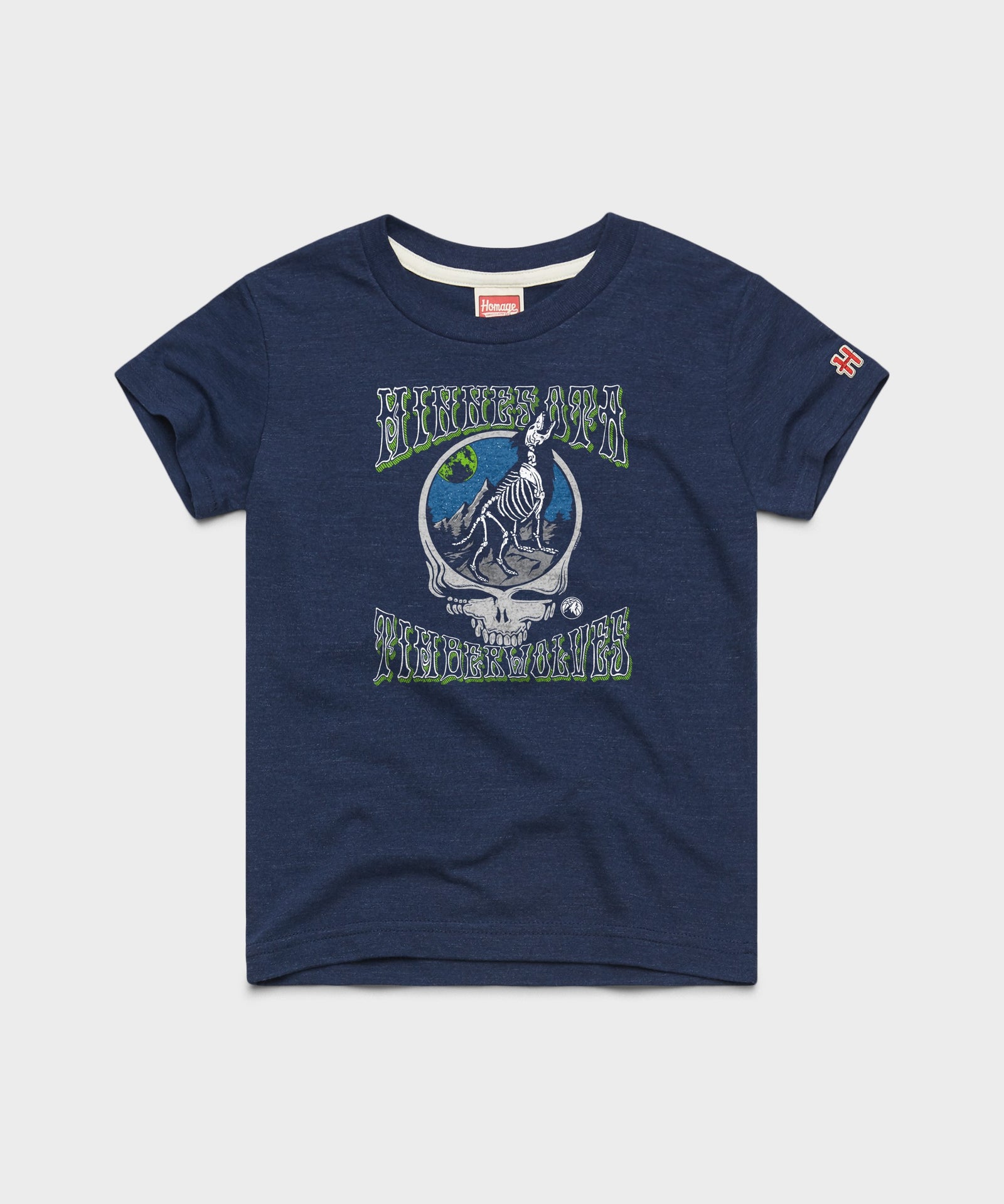 Youth Nba X Grateful Dead X Timberwolves Skull
