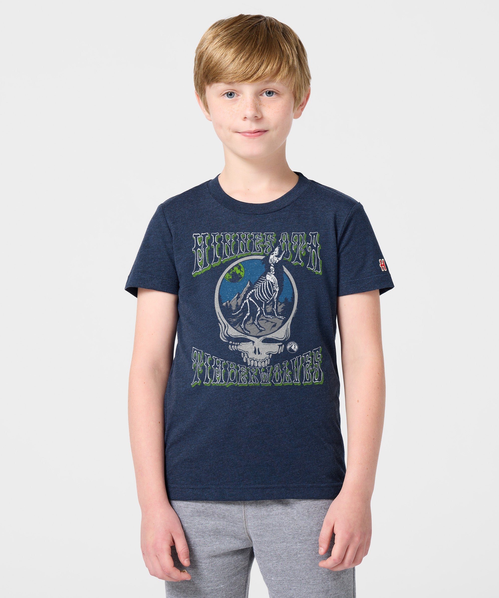 Youth Nba X Grateful Dead X Timberwolves Skull