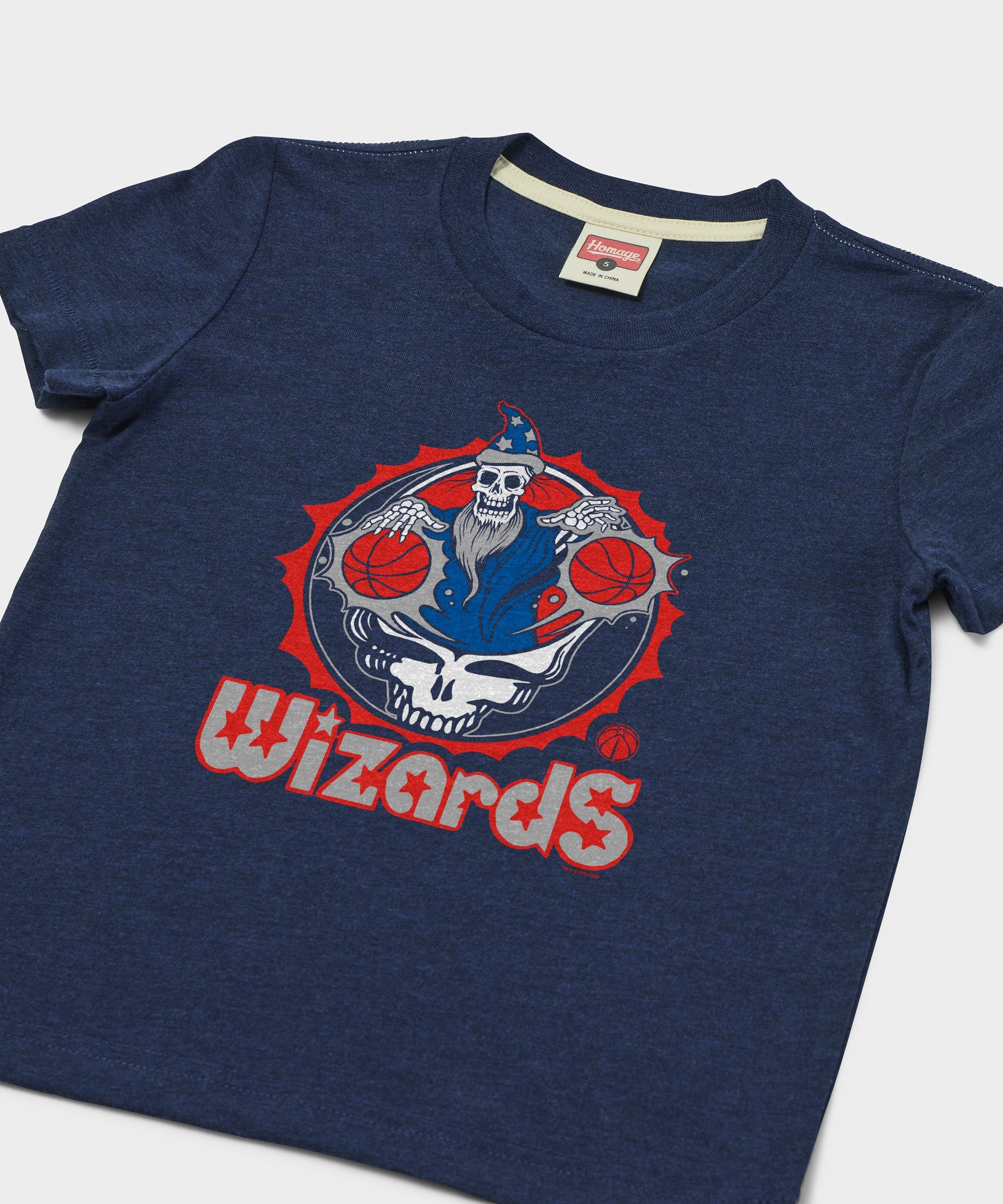Youth Nba X Grateful Dead X Wizards Skull