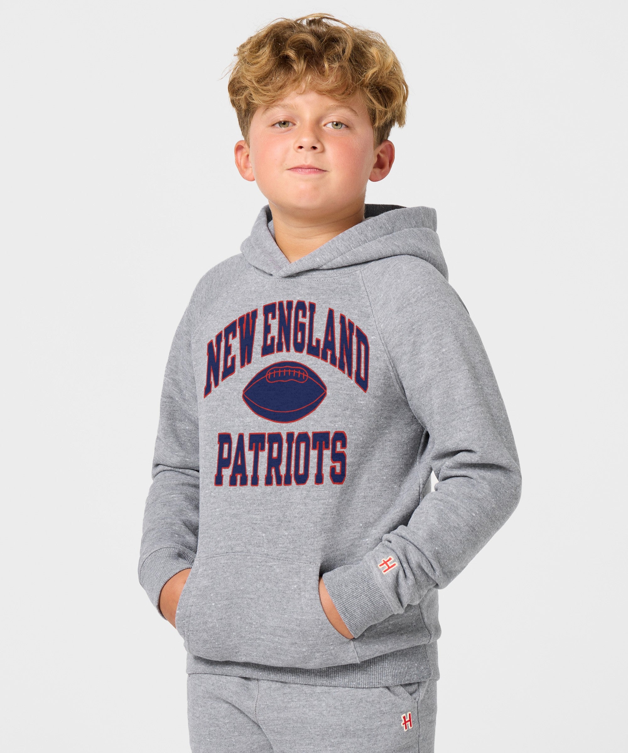 Youth New England Patriots Gridiron Hoodie