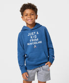 Youth New England Patriots Just A Kid From New England Hoodie