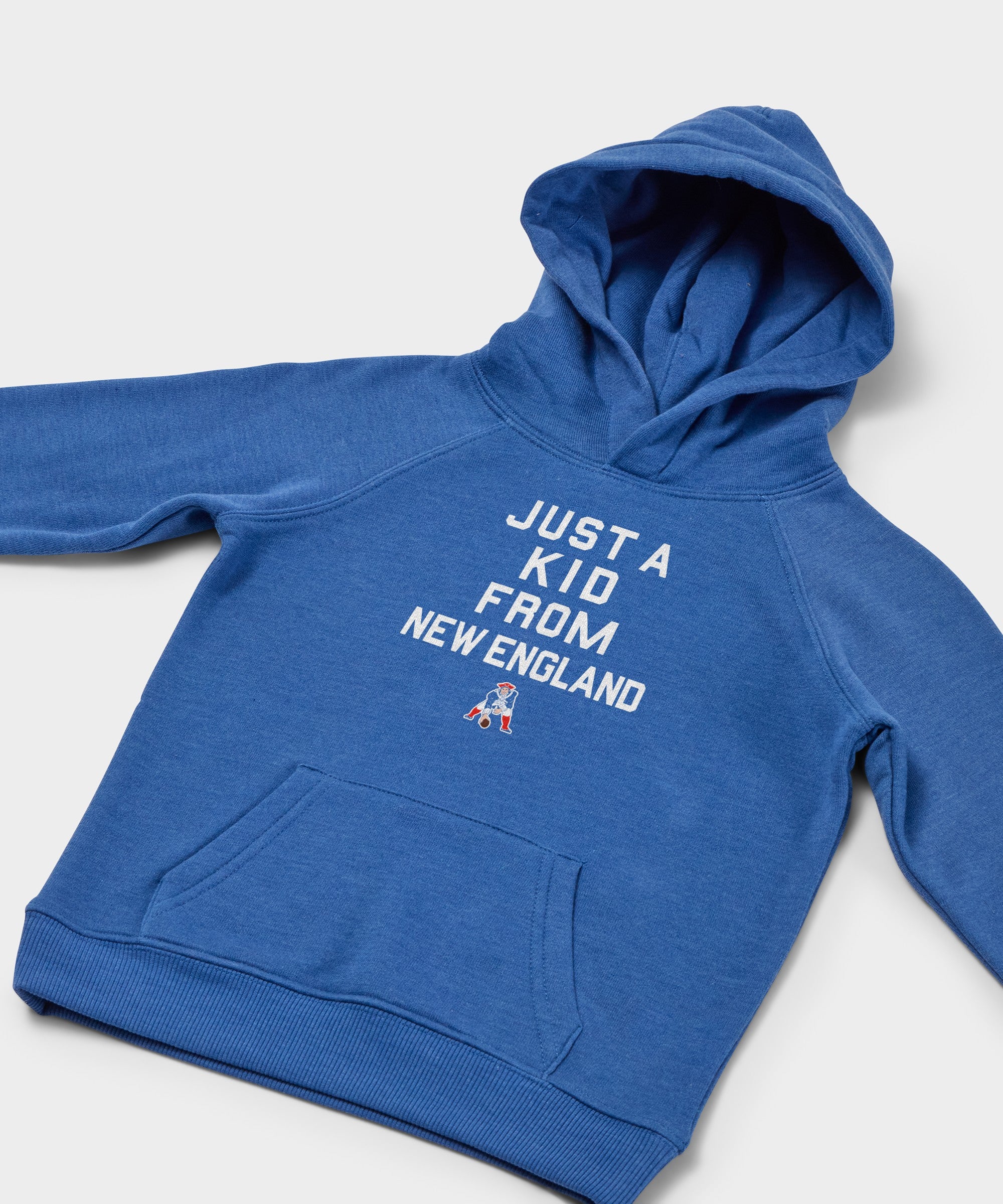 Youth New England Patriots Just A Kid From New England Hoodie