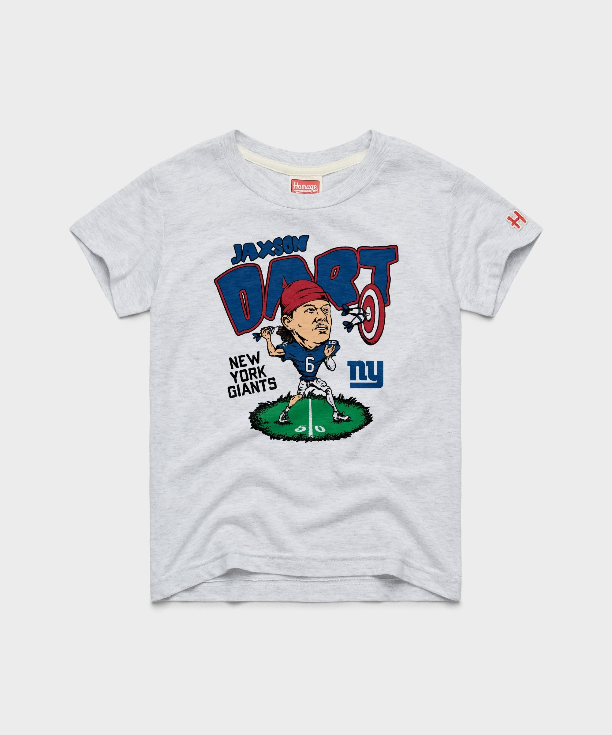 Youth New York Giants Jaxson Dart Ash