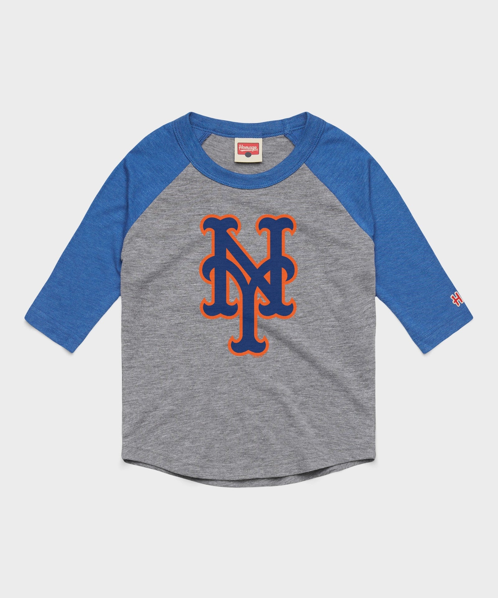 Youth New York Mets Cap Logo '13 Raglan