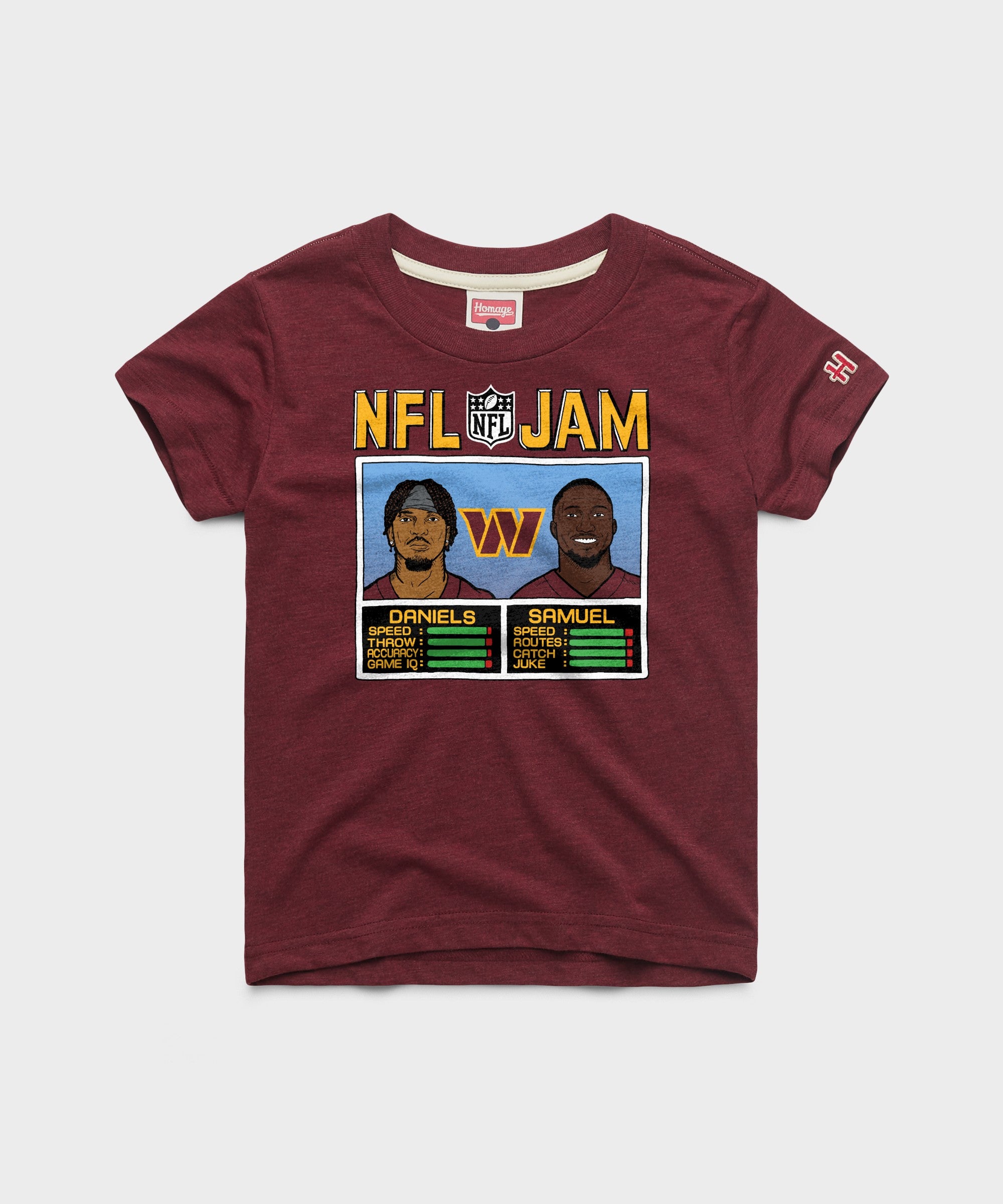 Youth Nfl Jam Commanders Daniels And Samuel