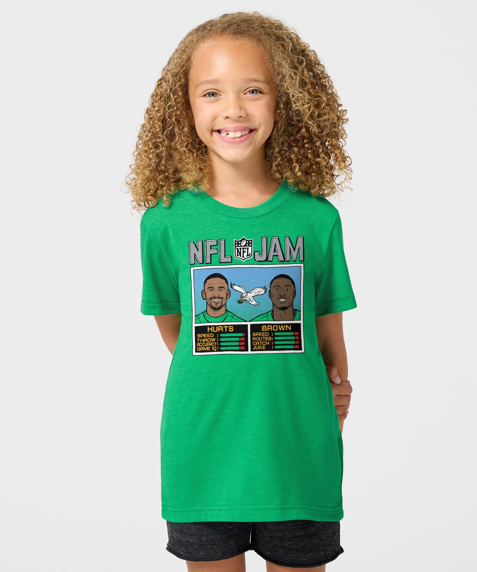 Youth Nfl Jam Eagles Hurts And Brown