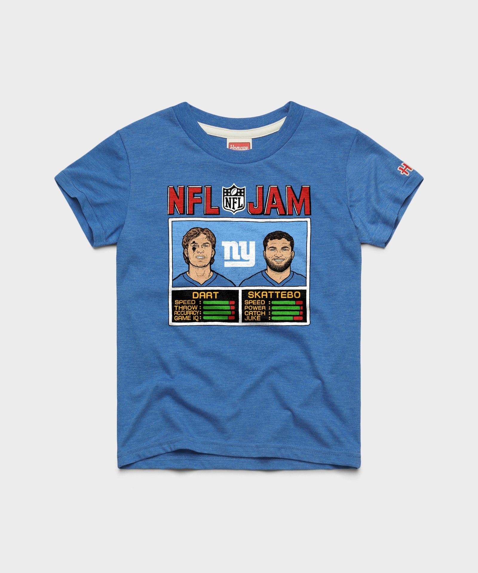 Youth Nfl Jam Giants Dart And Skattebo