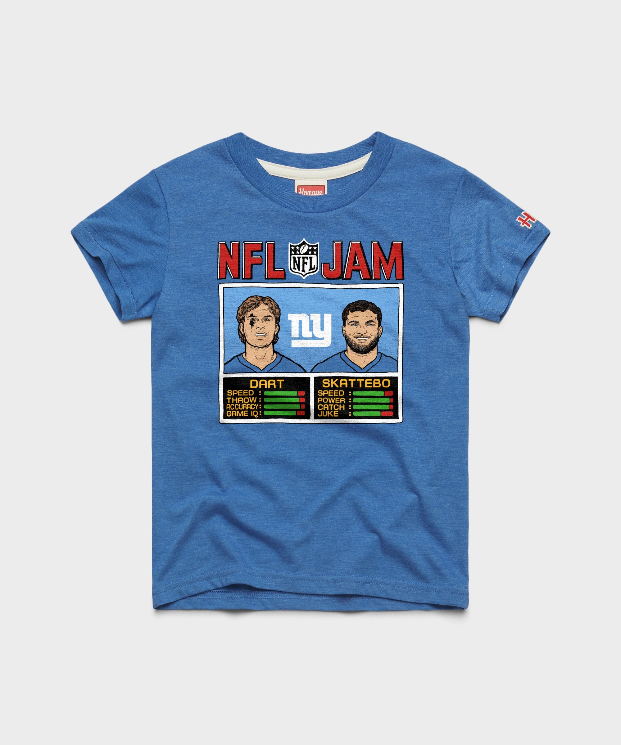 Youth Nfl Jam Giants Dart And Skattebo