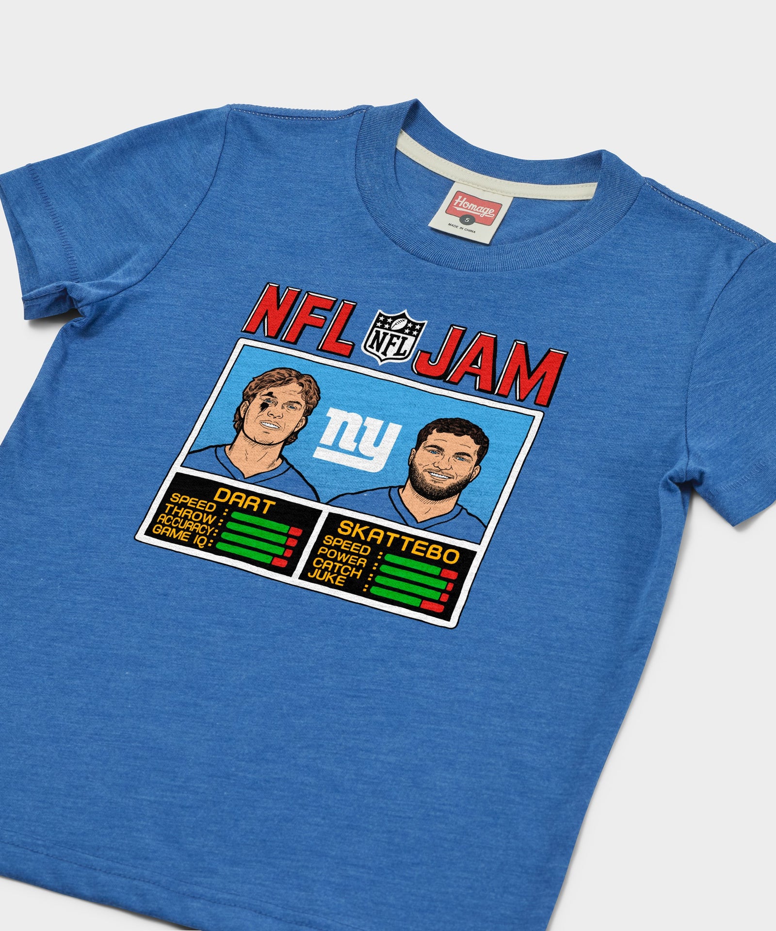 Youth Nfl Jam Giants Dart And Skattebo