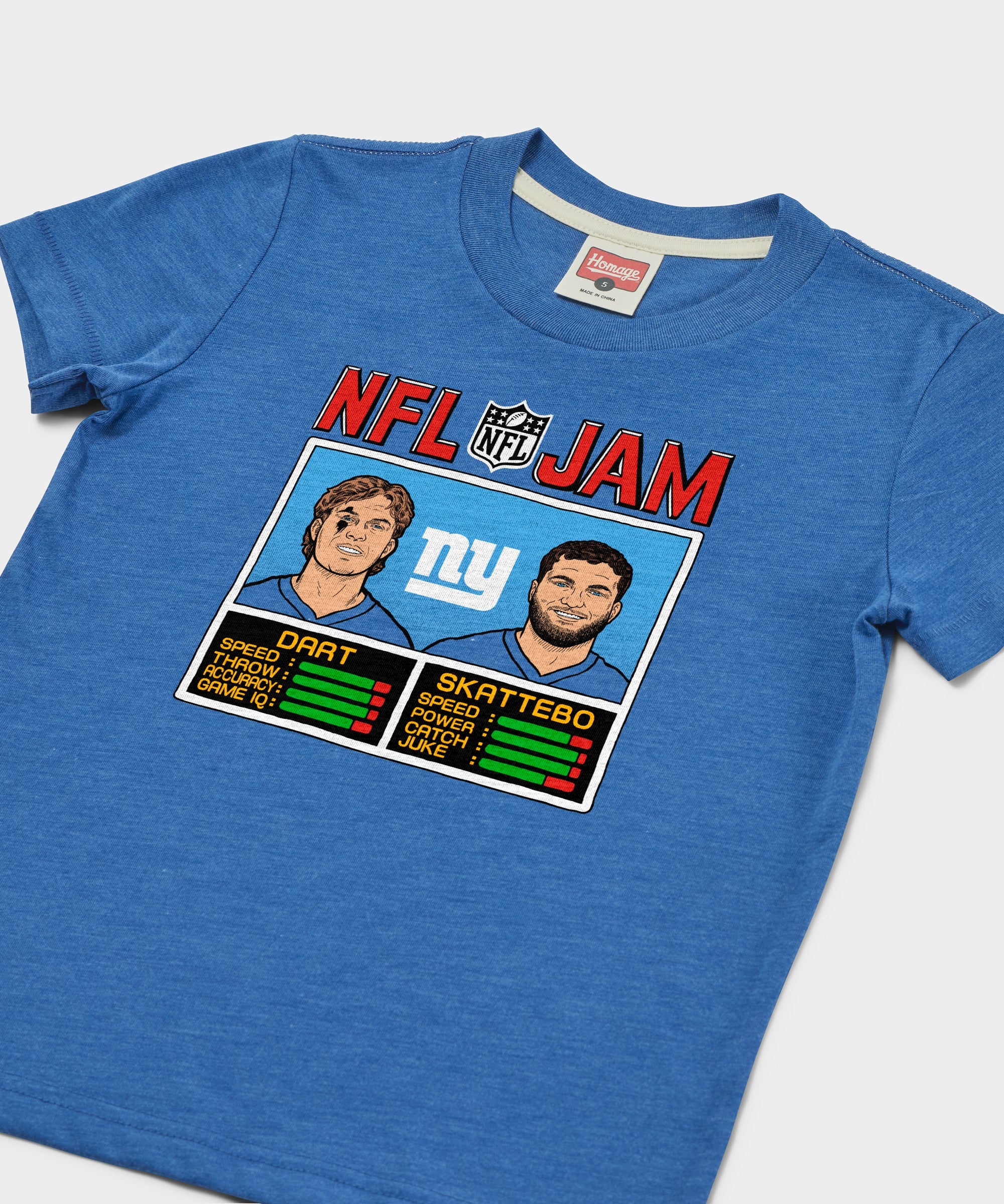 Youth Nfl Jam Giants Dart And Skattebo