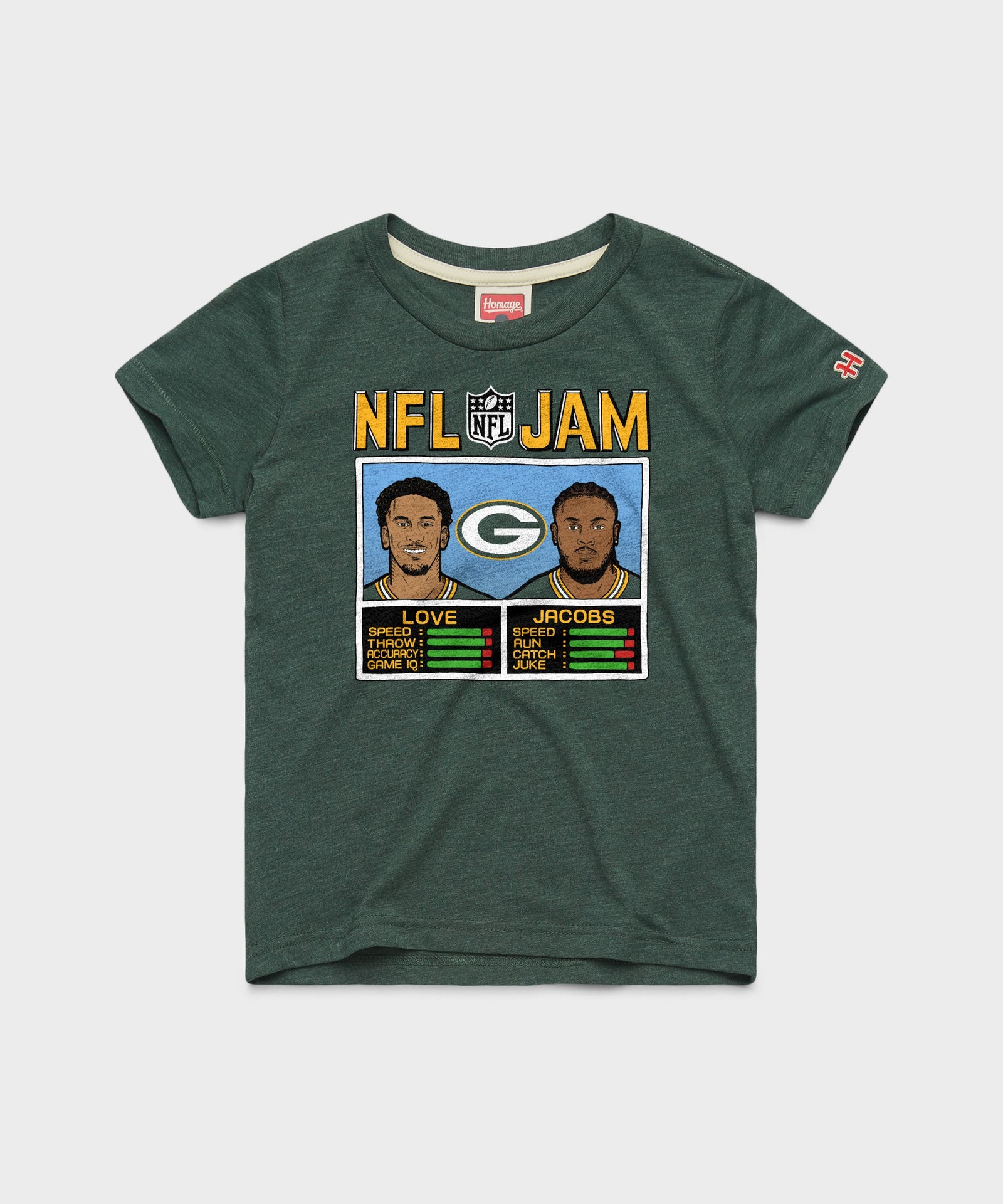 Youth Nfl Jam Packers Love And Jacobs