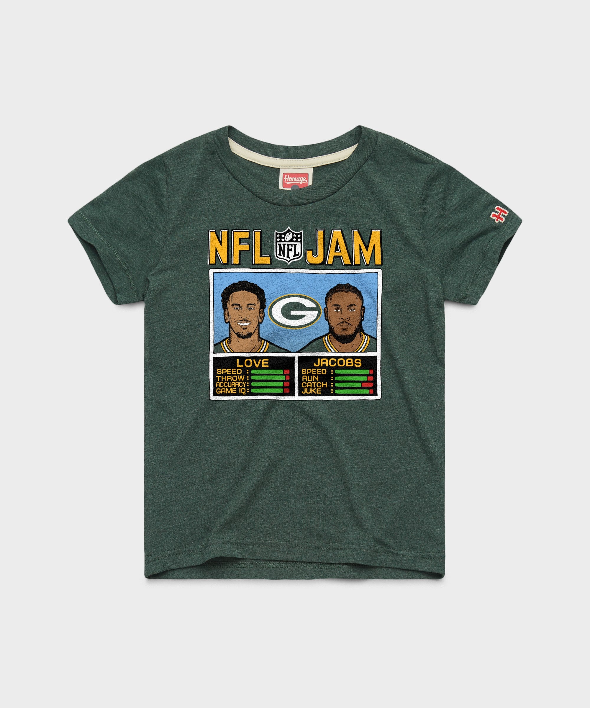 Youth Nfl Jam Packers Love And Jacobs