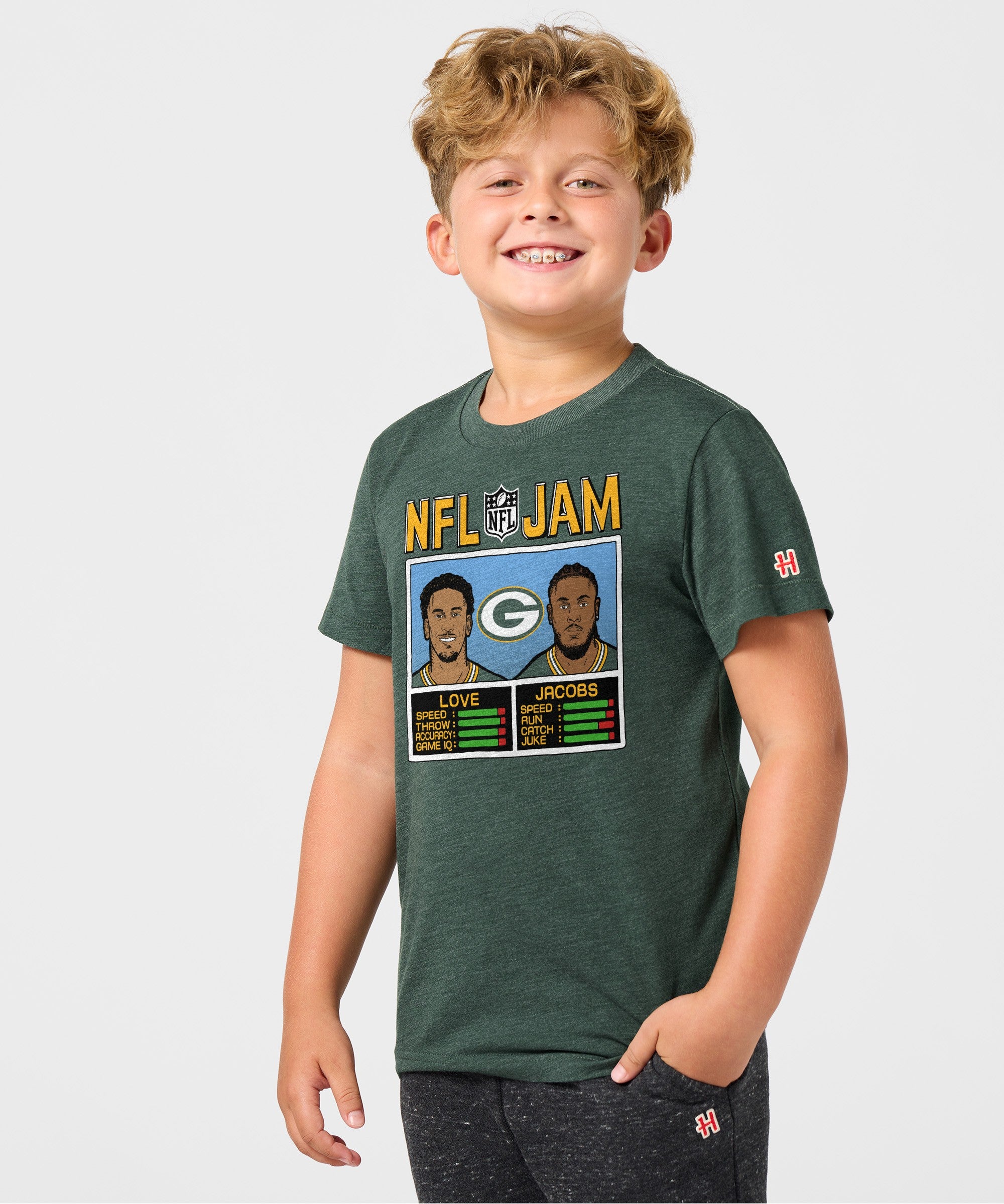 Youth Nfl Jam Packers Love And Jacobs