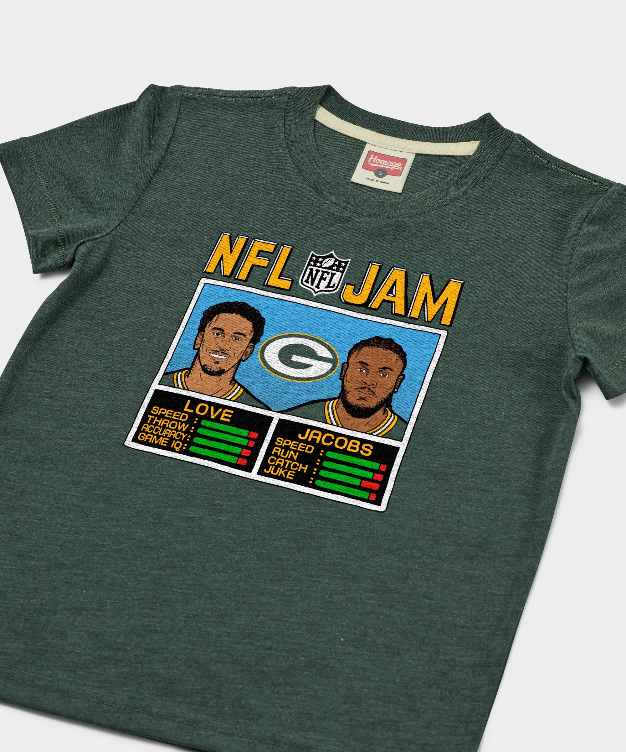 Youth Nfl Jam Packers Love And Jacobs