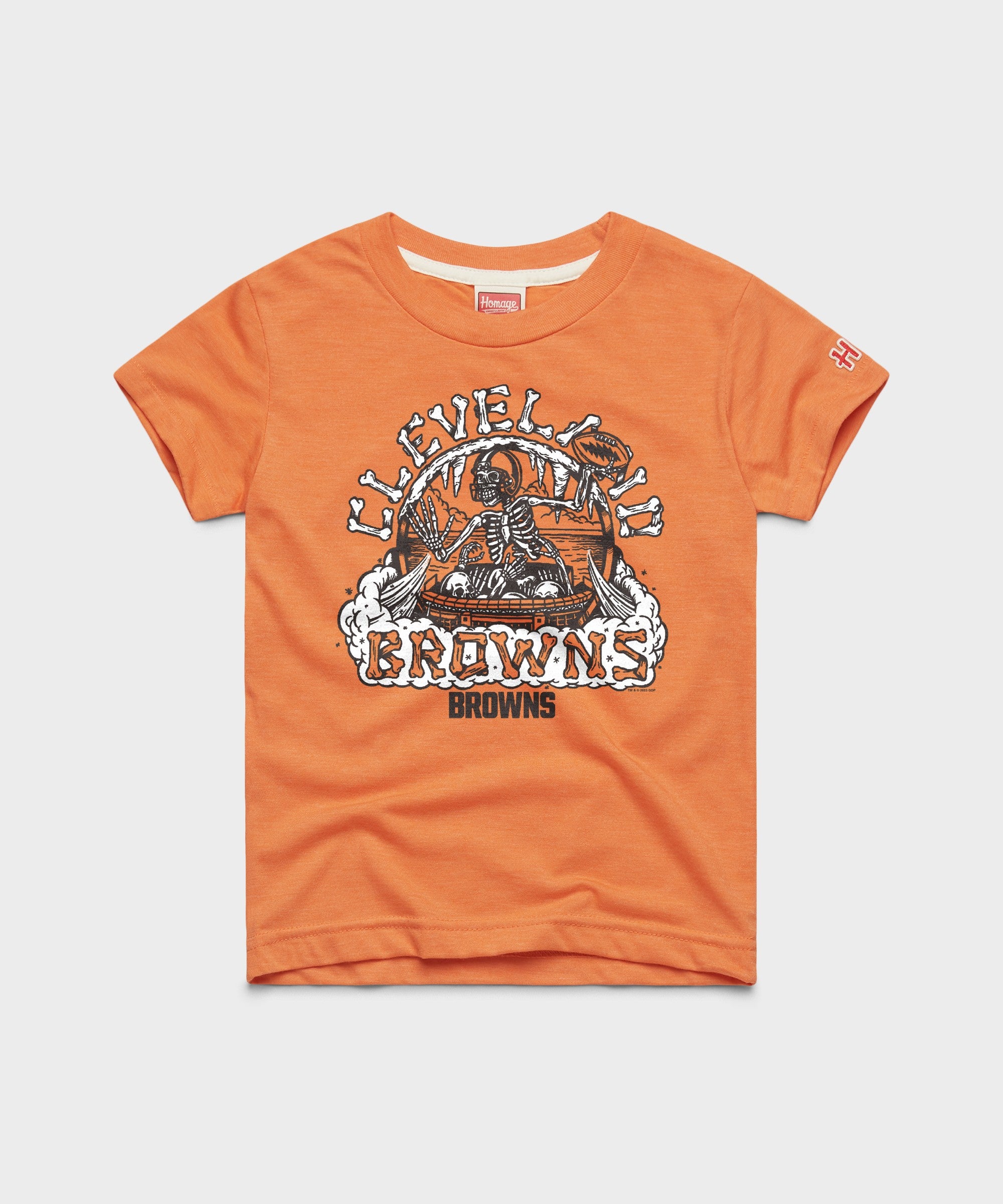 Youth NFL x Grateful Dead x Browns | Kids Retro NFL T-Shirt – HOMAGE